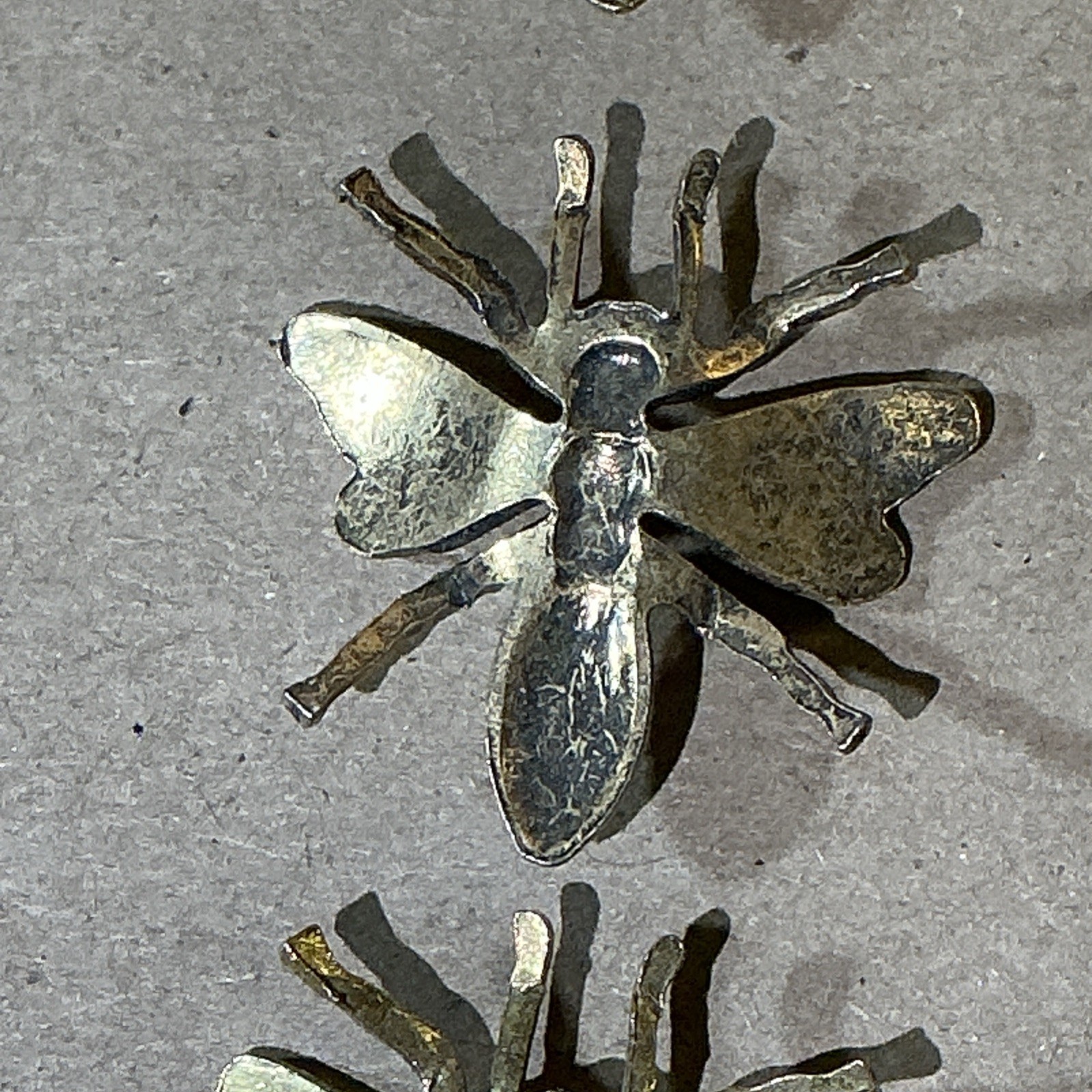 Group Of 8 Vintage Gold Finished Wasp/Bee Jewelry Pieces As Is INV-AT08