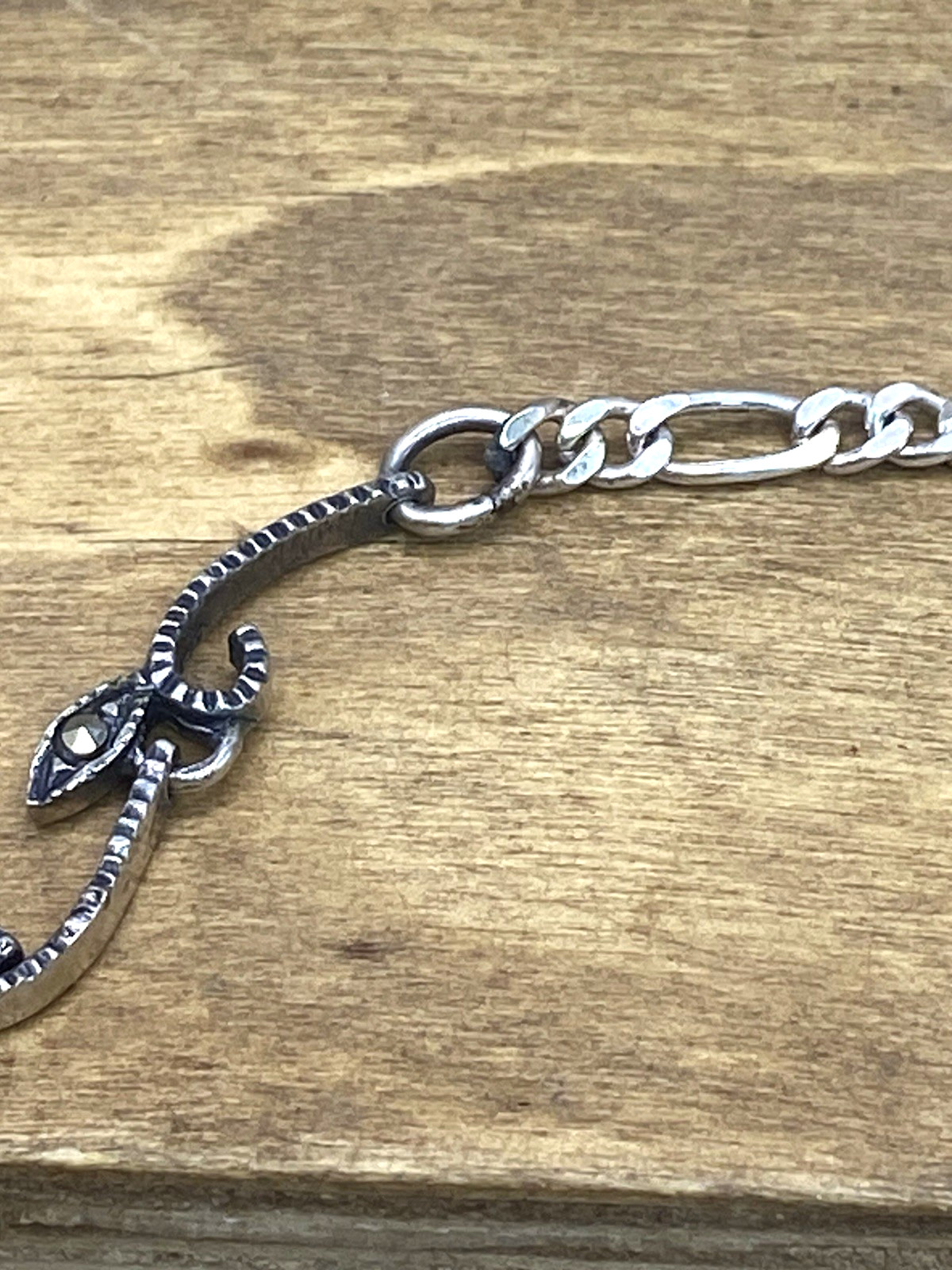 Vintage William Sherwin (WS) Signed Modernist Sterling Silver Necklace 20”