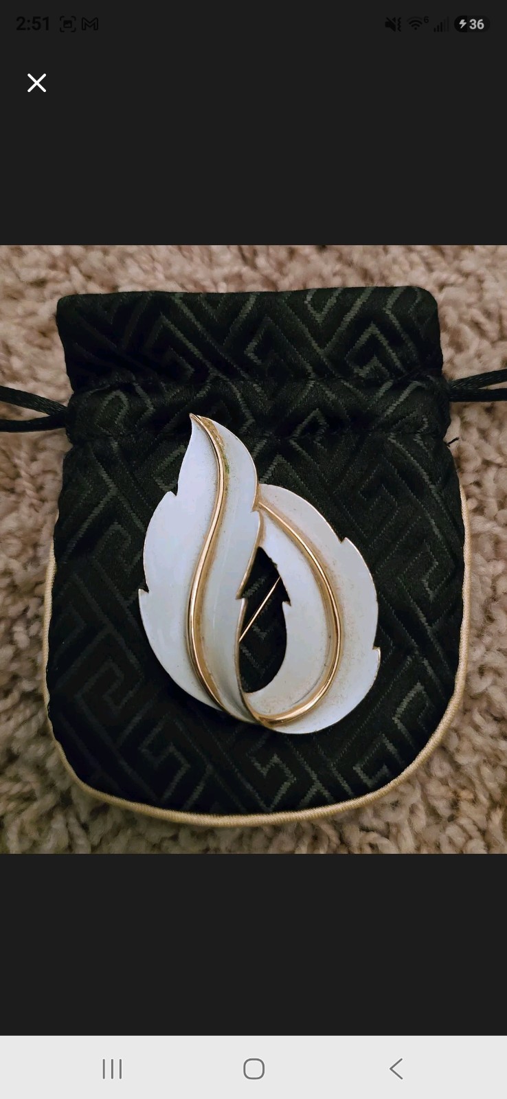 vintage Crown Trifari brooch