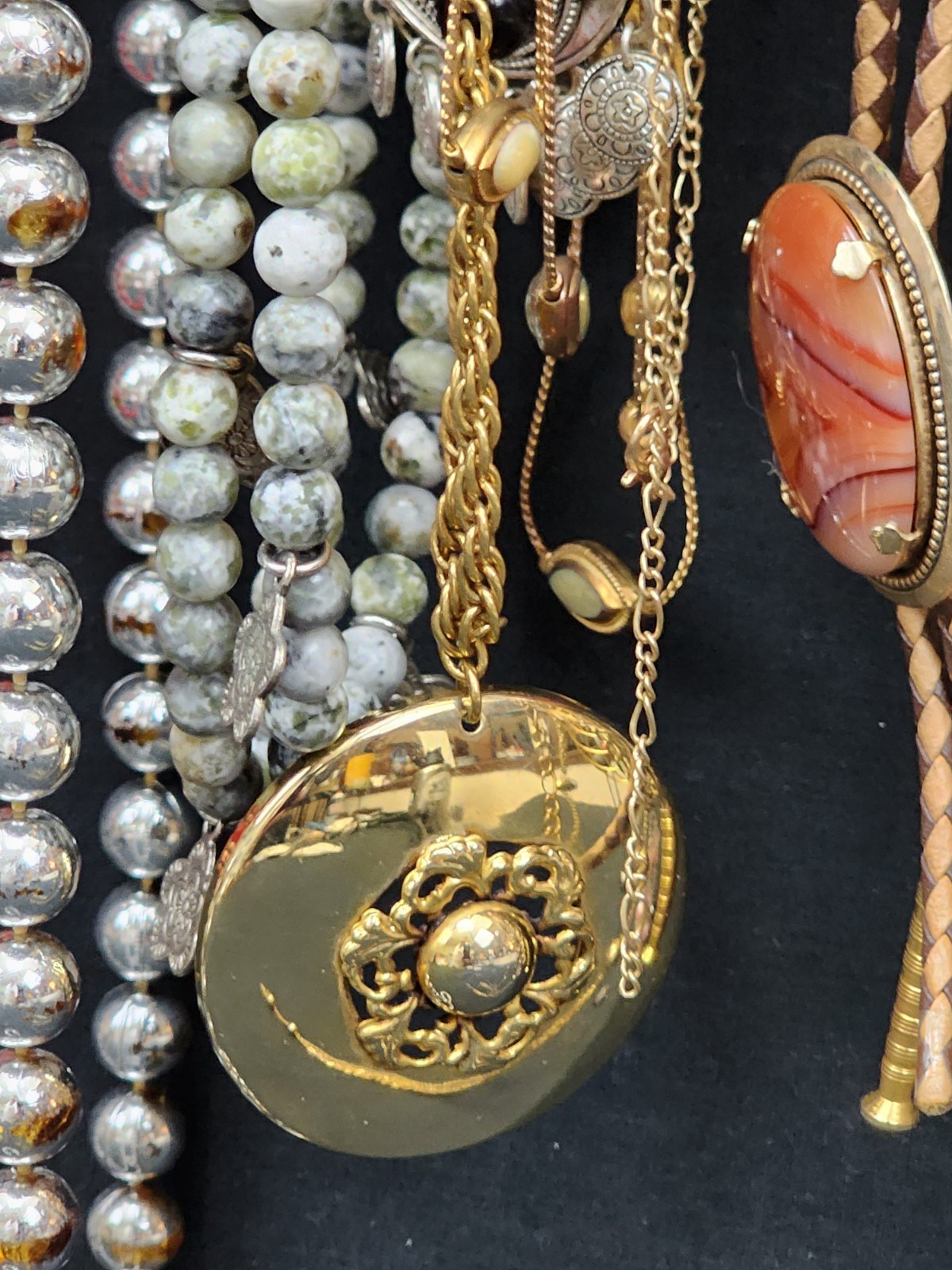 Estate Vintage Costume Jewelry Large Lot 6 LBS Over 100 Necklaces Retro