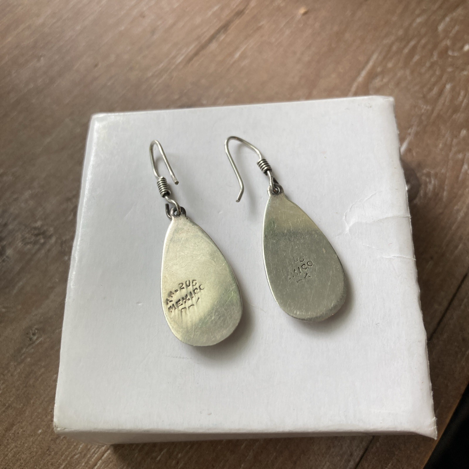 Vintage Taxco Mexico TM-205 Sterling Silver 925 Earrings