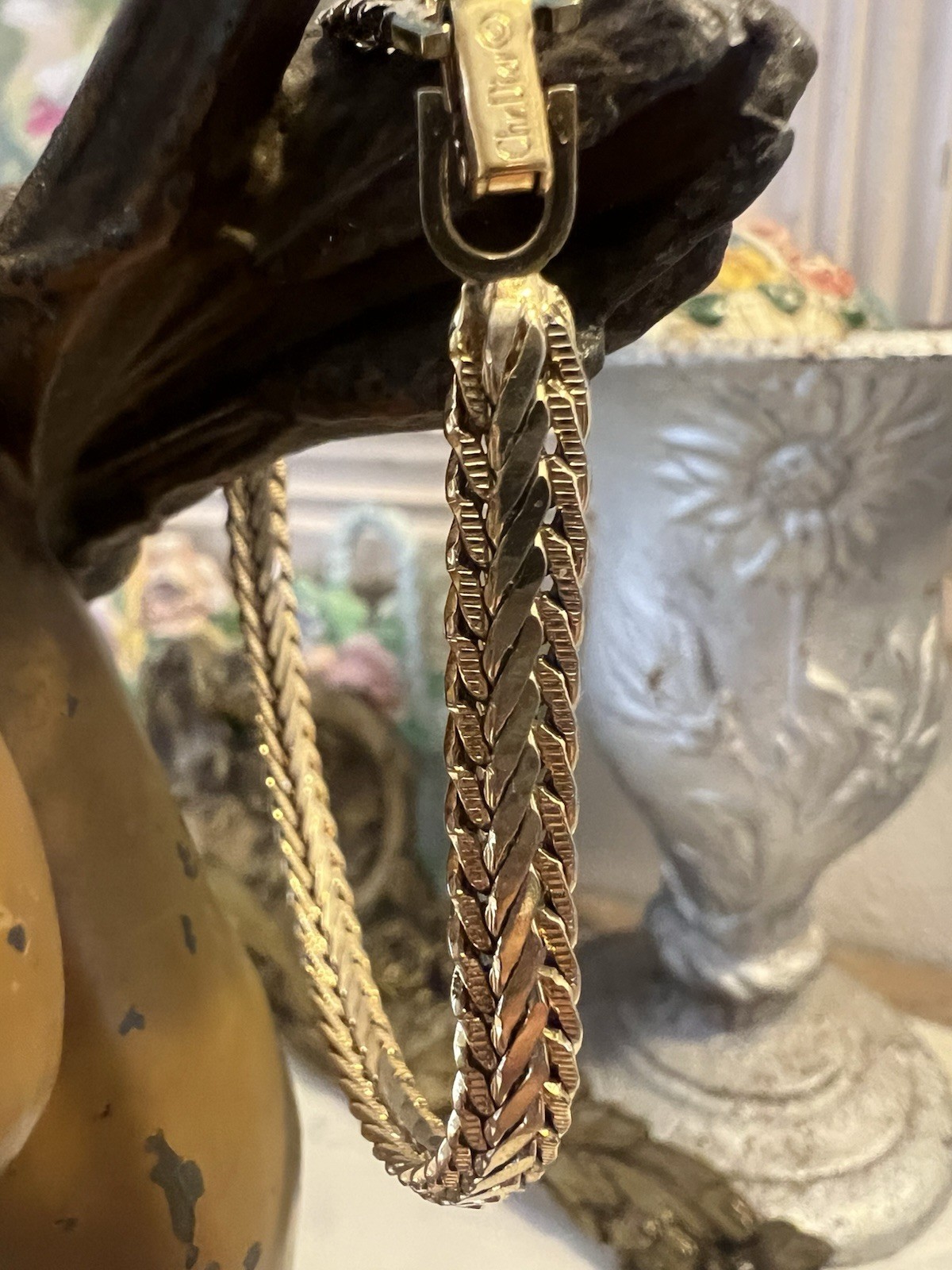Vintage Christian Dior Gold Tone Bracelet Beautiful
