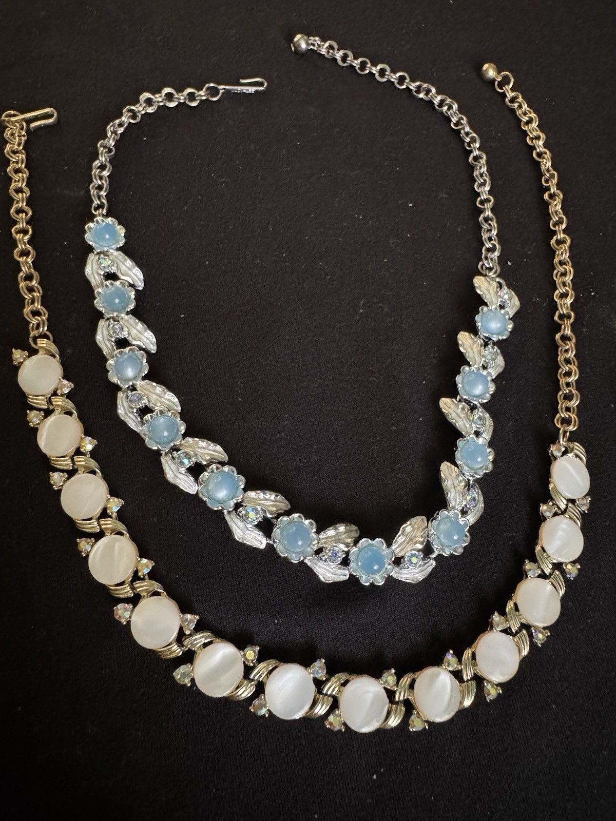 Vintage Judy Lee Moonglow Necklaces