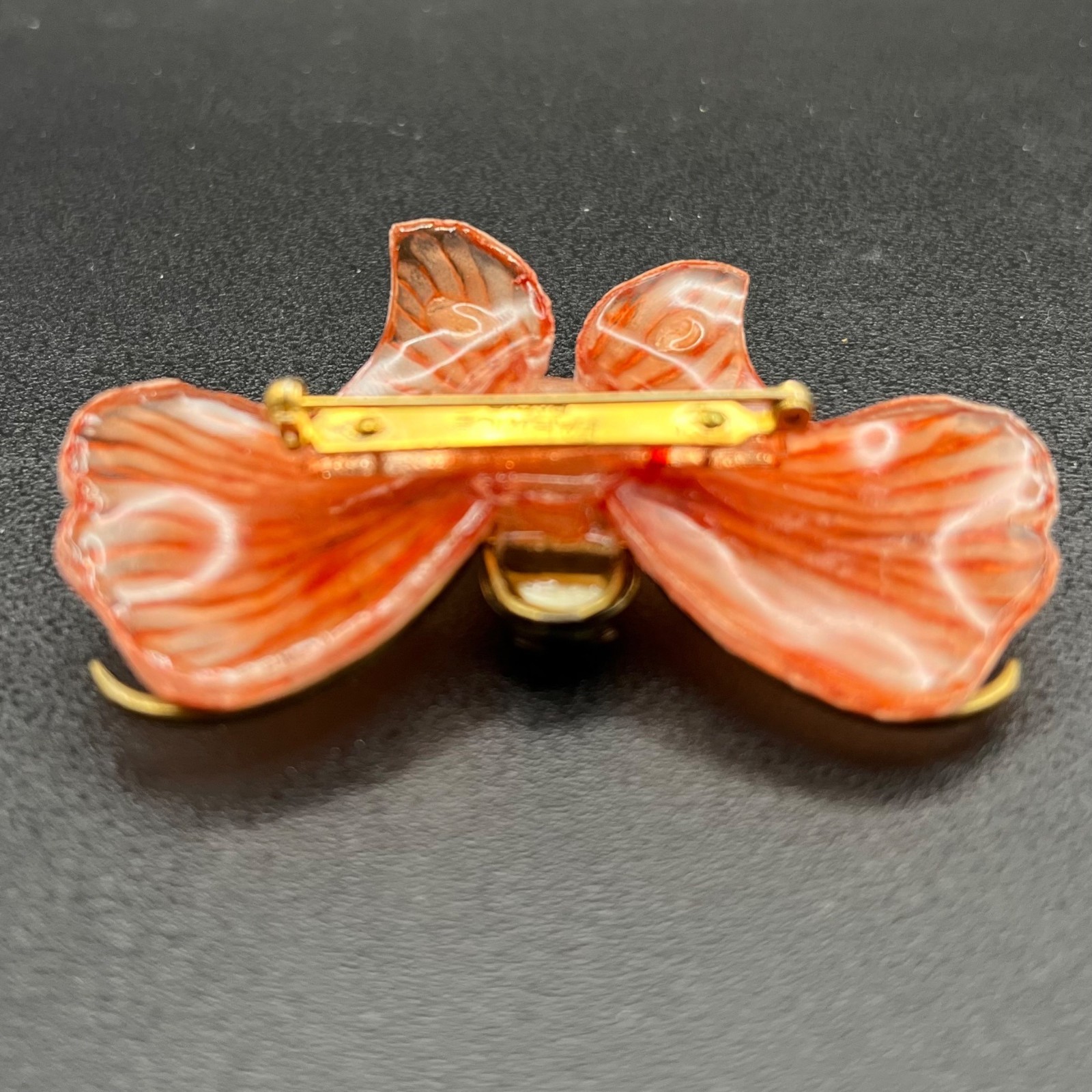 Fabrice Paris Large Butterfly Brooch – Acetate, MOP & Baroque Pearls
