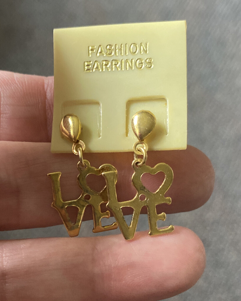 LOVE Earrings Vintage