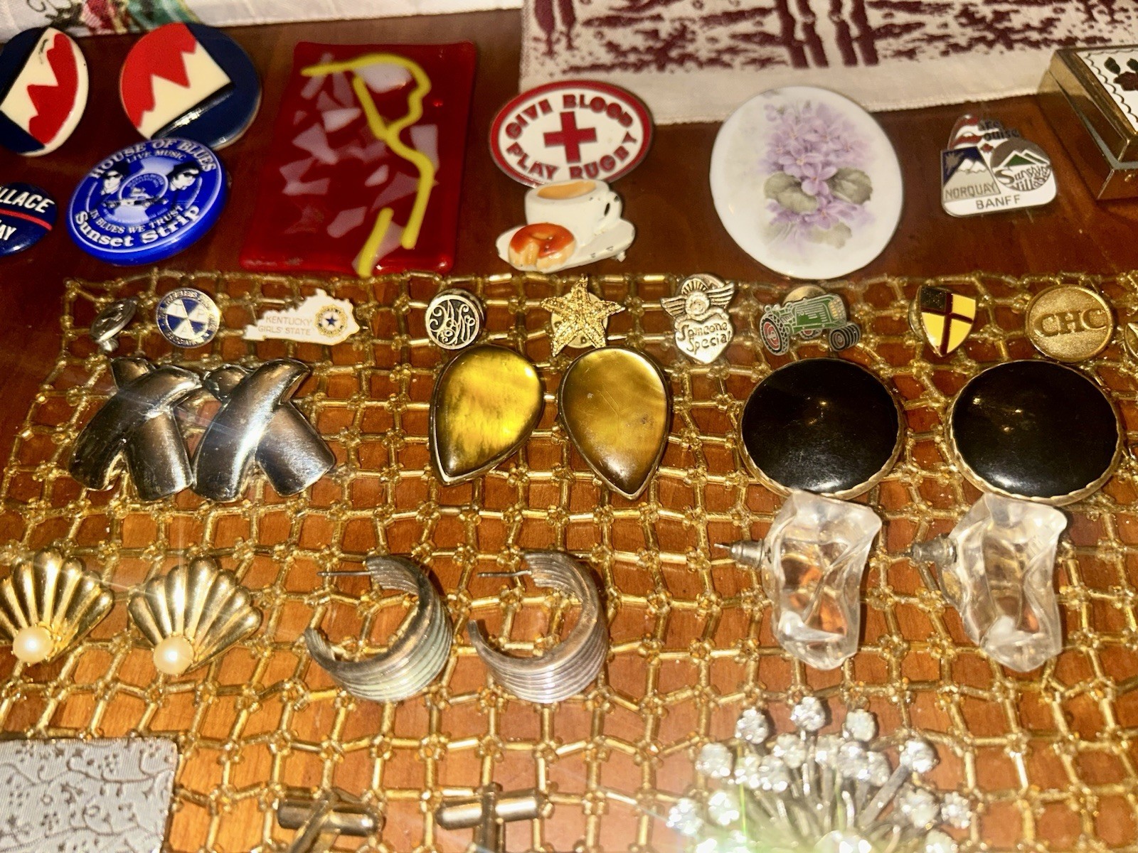 Massive Vintage Jewelry Lot Half Signed Some Silver All Wearable