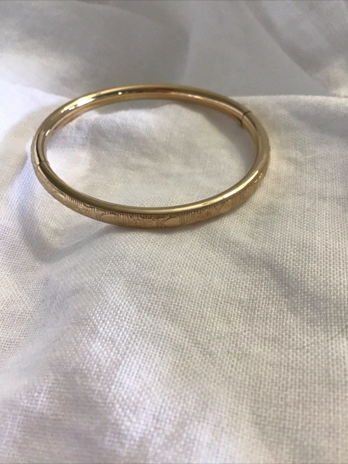 Vintage 14k Gold Filled Childs Bangle Kiddie Kraft