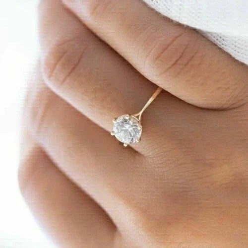 2.55Ct Art Deco Round Lab-Created Diamond Women’s Anniversary 14K Gold FN Ring