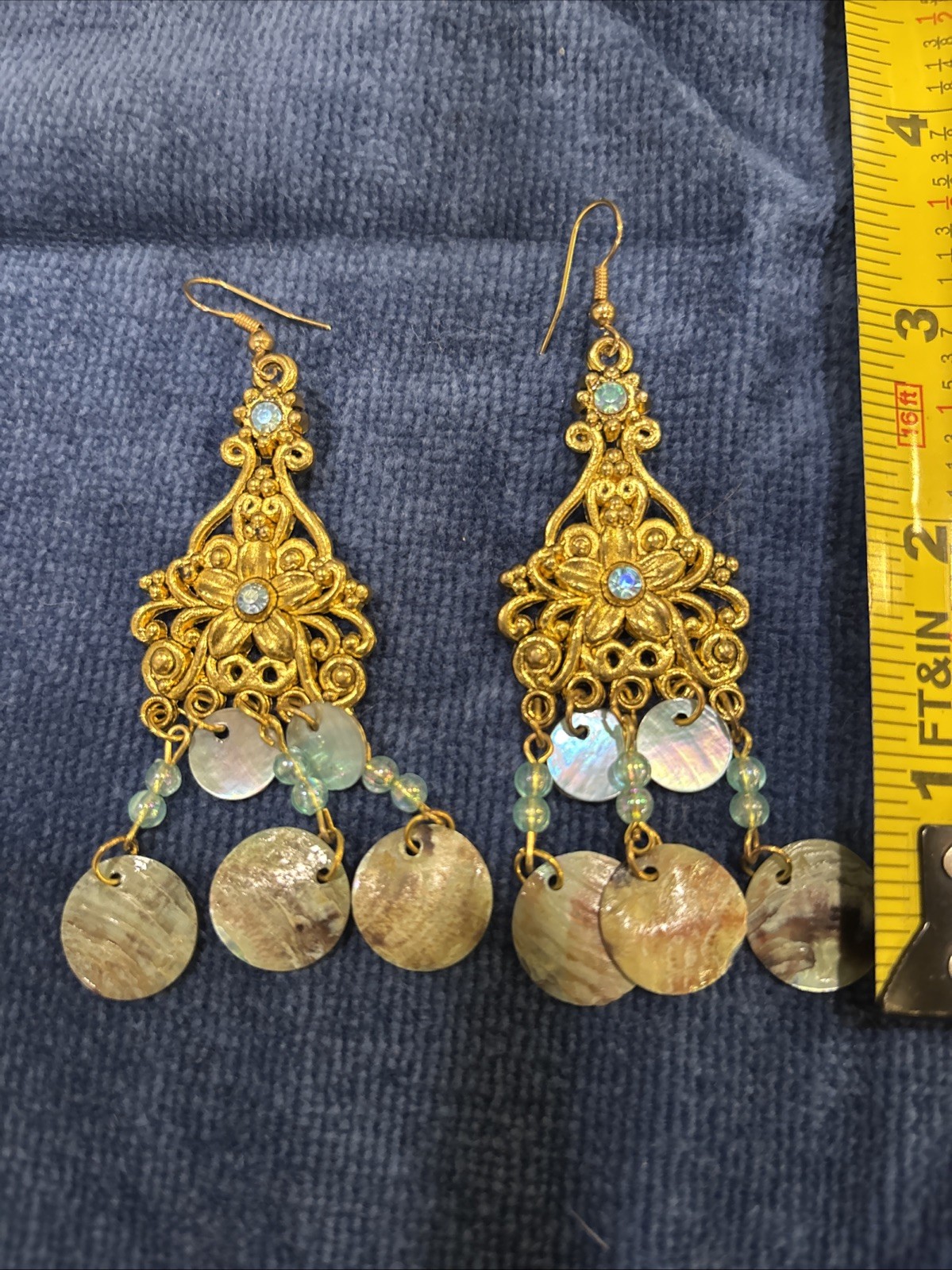 Vintage Bohemian Style Dangling Pierced Earrings