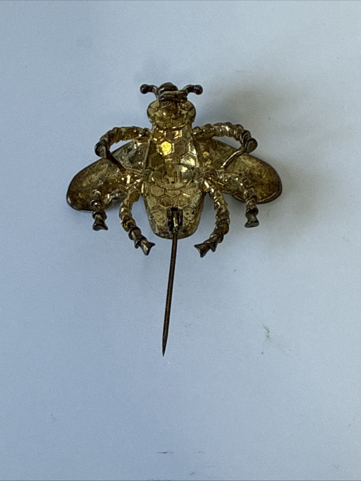 VTG Signed KJL Kenneth Jay Lane Rhinestone Bumble Bee brooch SEE PICTURES