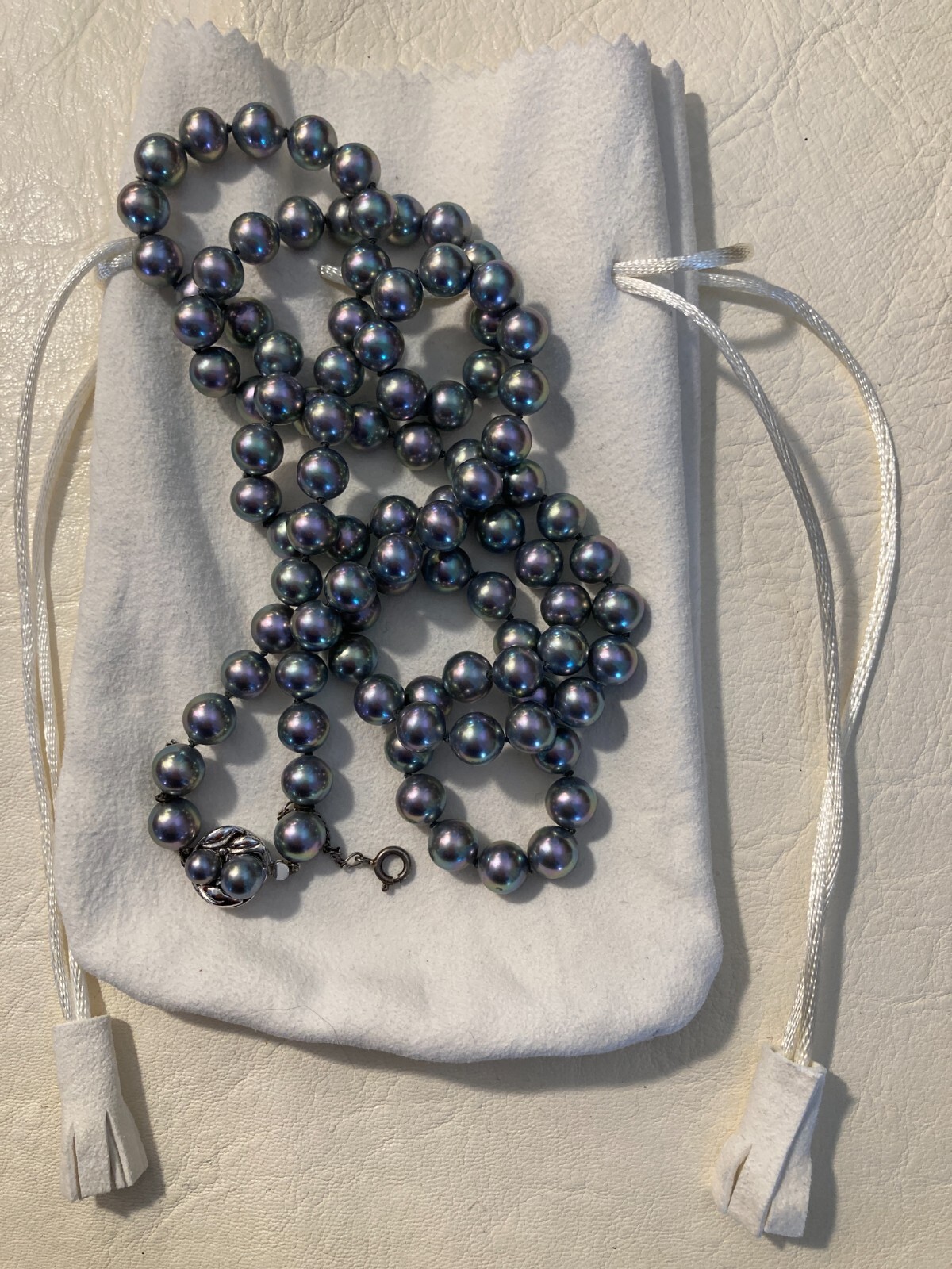 Faux Pearl, 8mm, 33.5″ Necklace