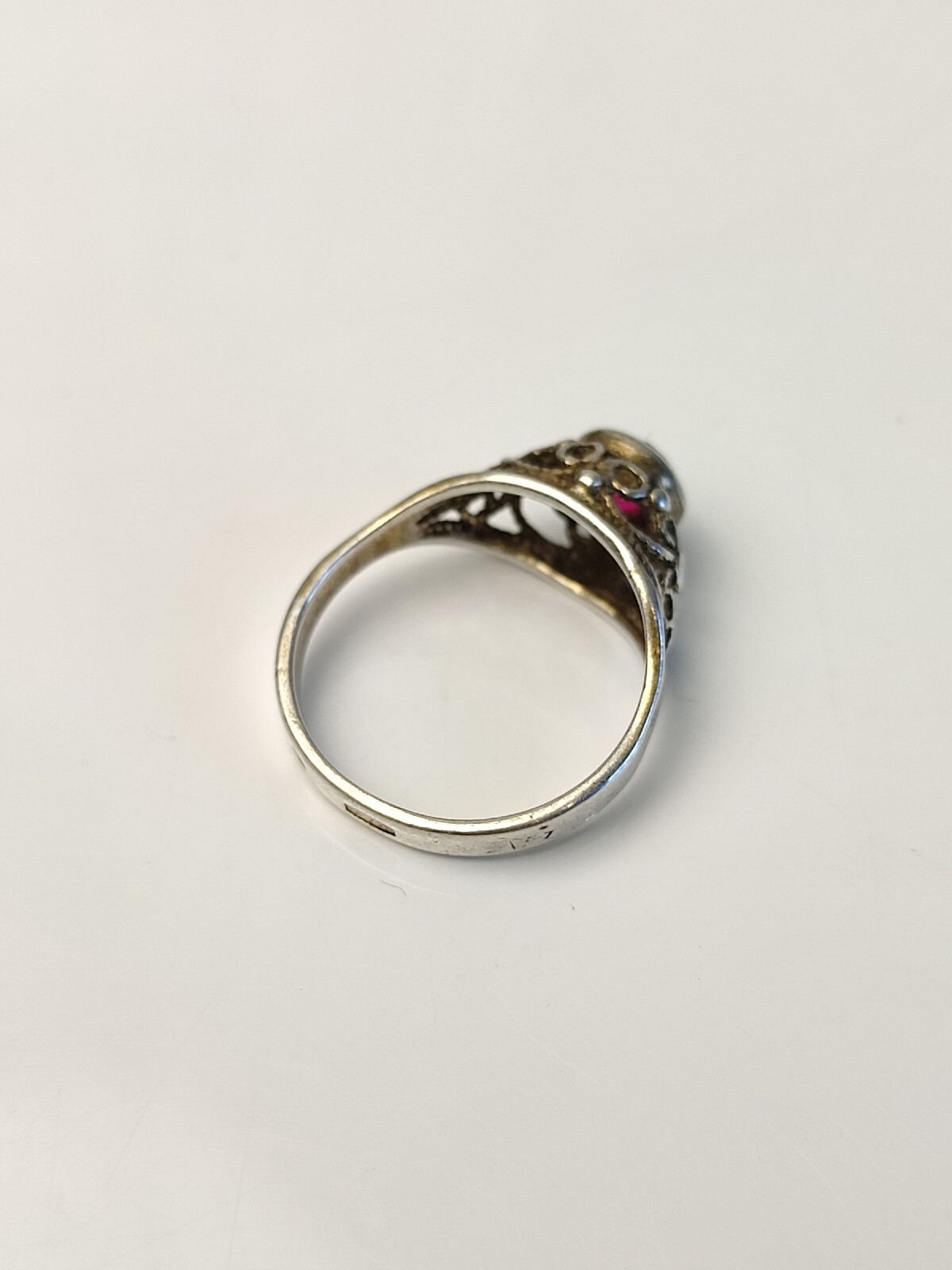 Silver Ring Soviet 875 Ring Unisex Adults vintage silver ring ussr Jewellery