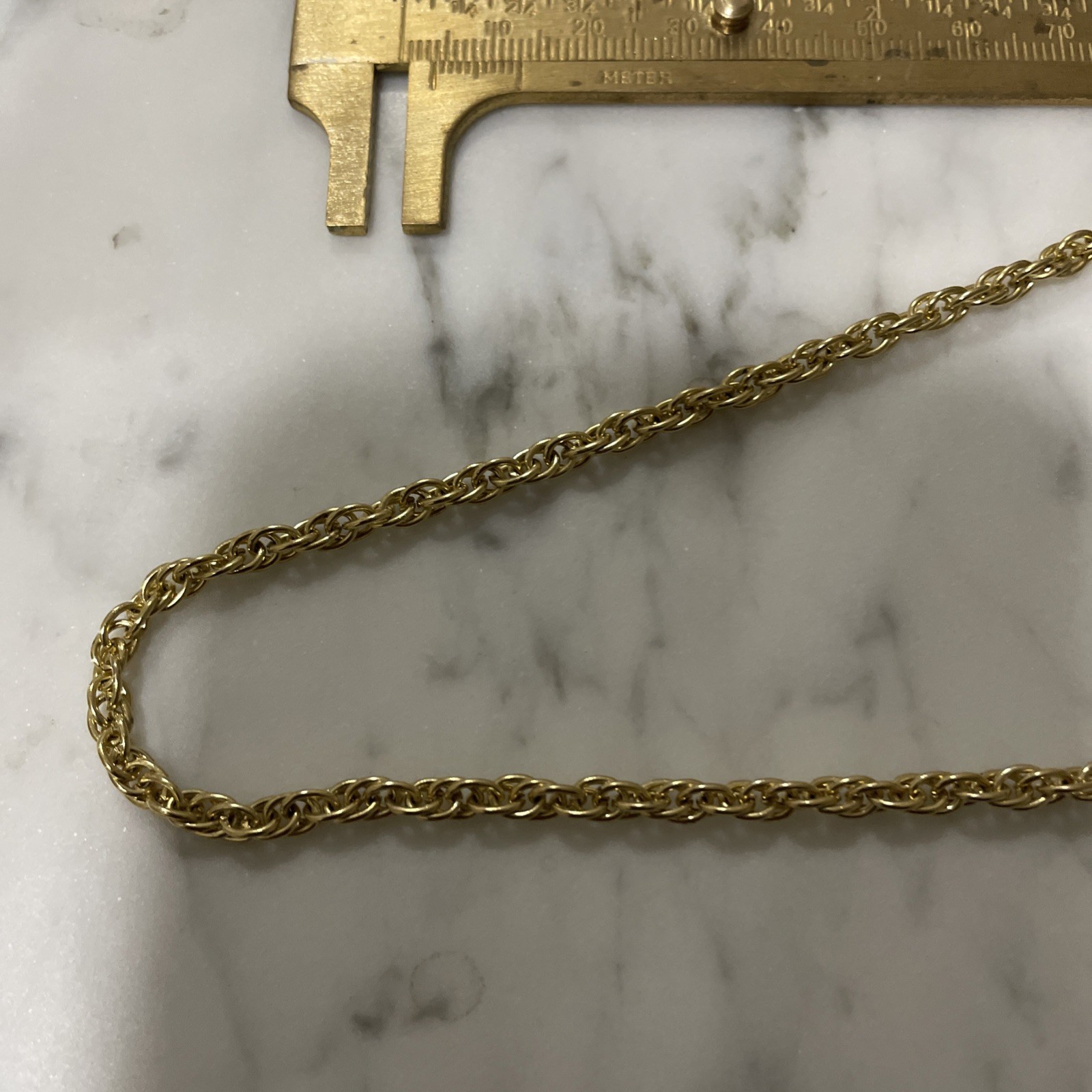 VTG Gold Plate 18” 4mm Rope Chain
