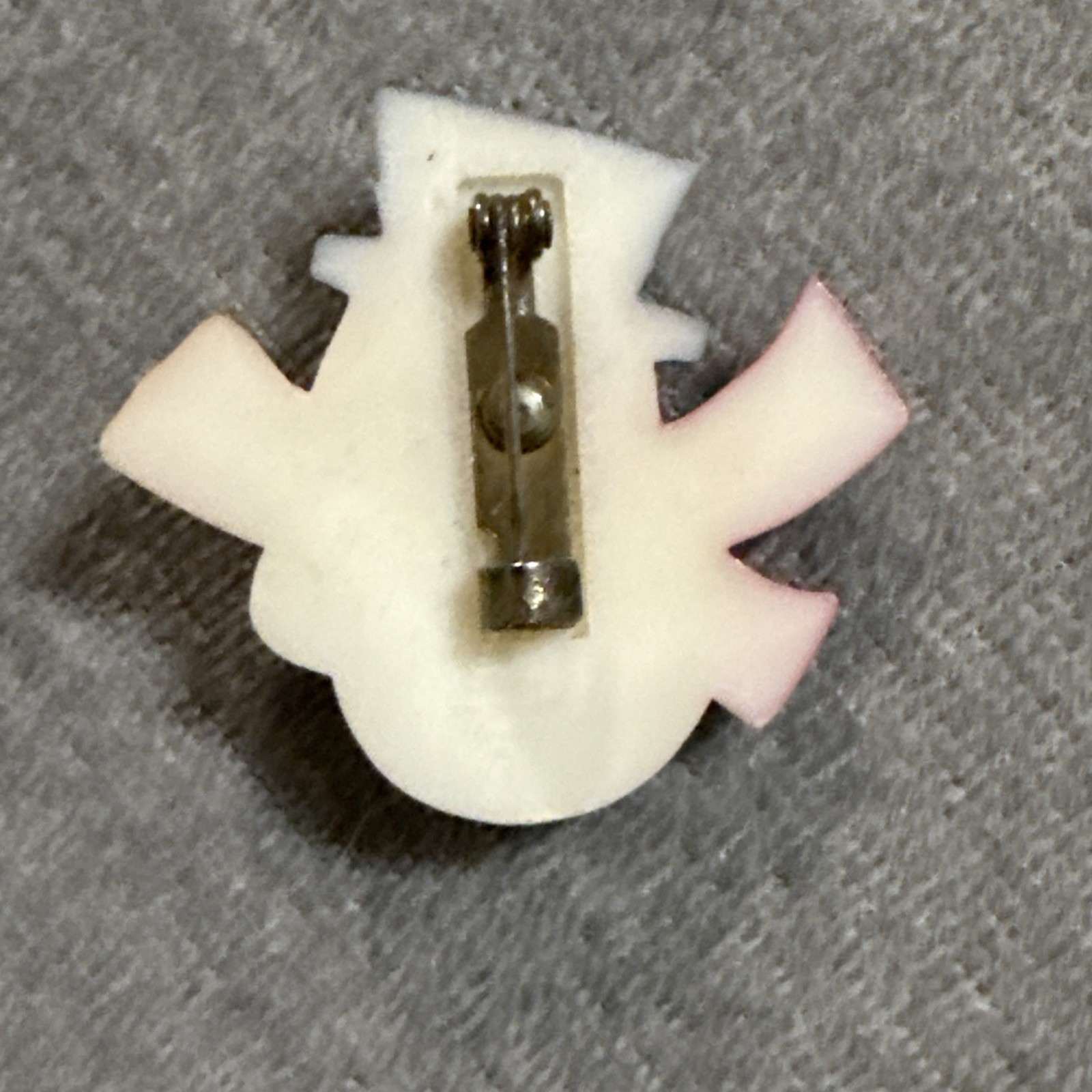 Vintage 1984 Hallmark Plastic Winter Christmas Snowman Pin Brooch