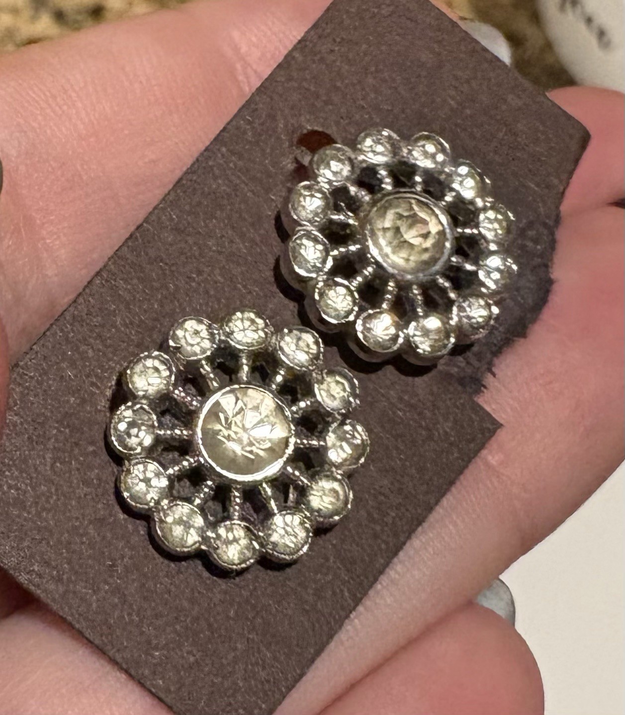 Vintage screwback earrings
