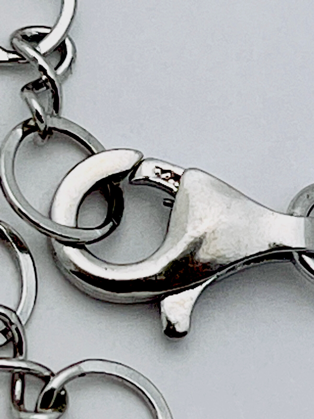 DaneCraft Tarnish Free 925 Sterling Silver 4.2 Gram Circle Link Necklace 16”