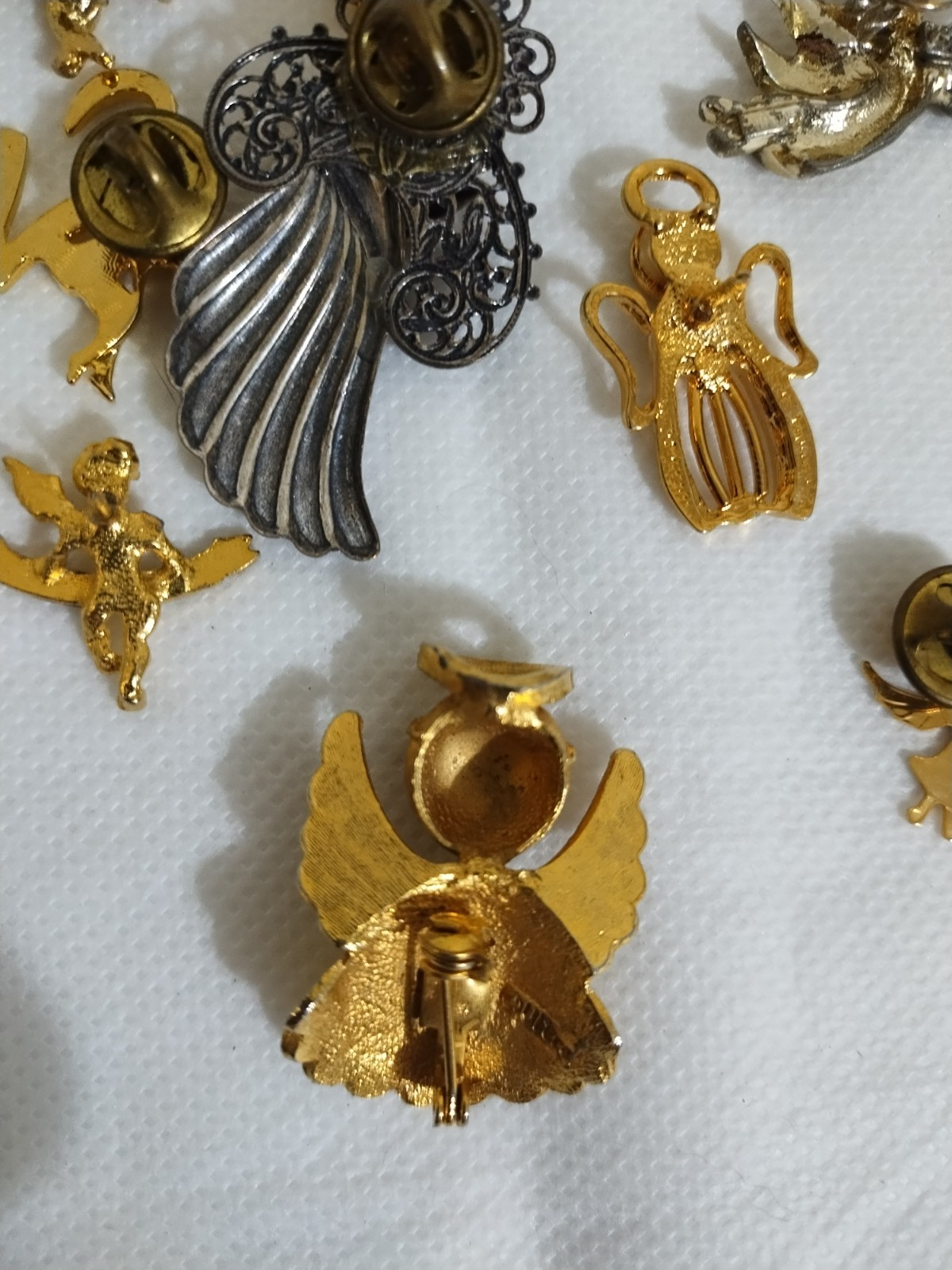 Vintage to Now ANGELS Pins Brooches 25 Pcs Read Description!