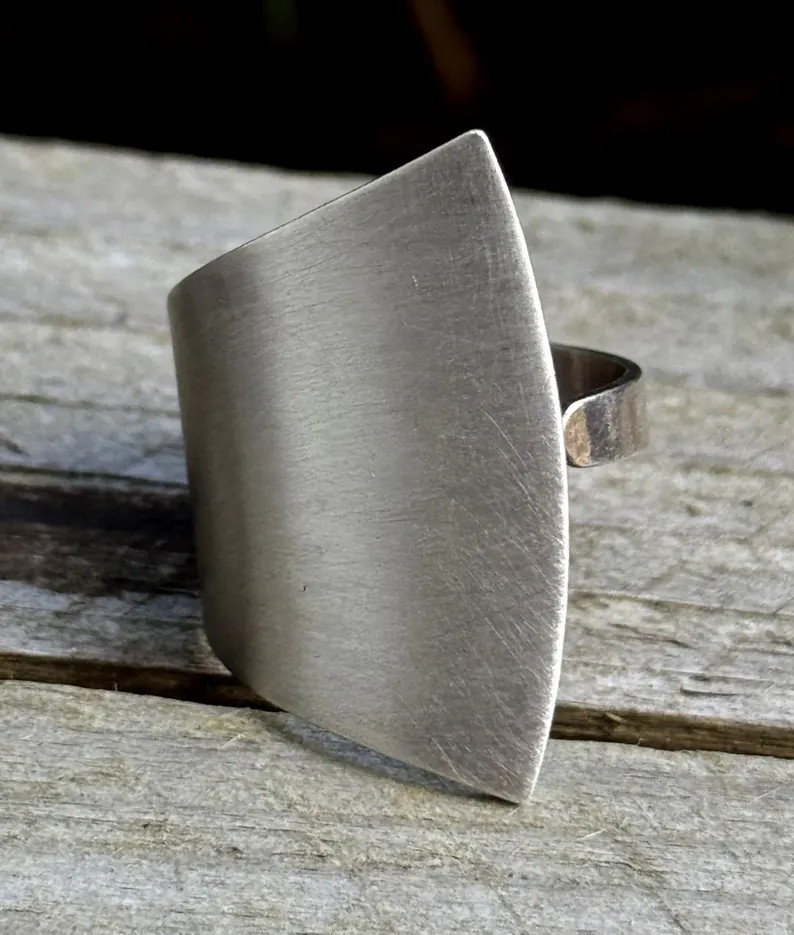 vintage artisan ring sterling silver 925