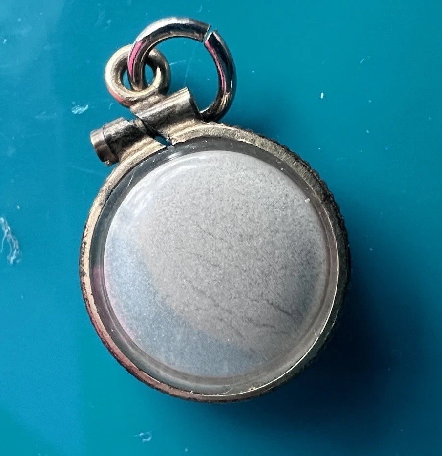 Vintage 1/20 14kt Gold Filled Shaker Locket Charm Pendant Filled With Unknown C9