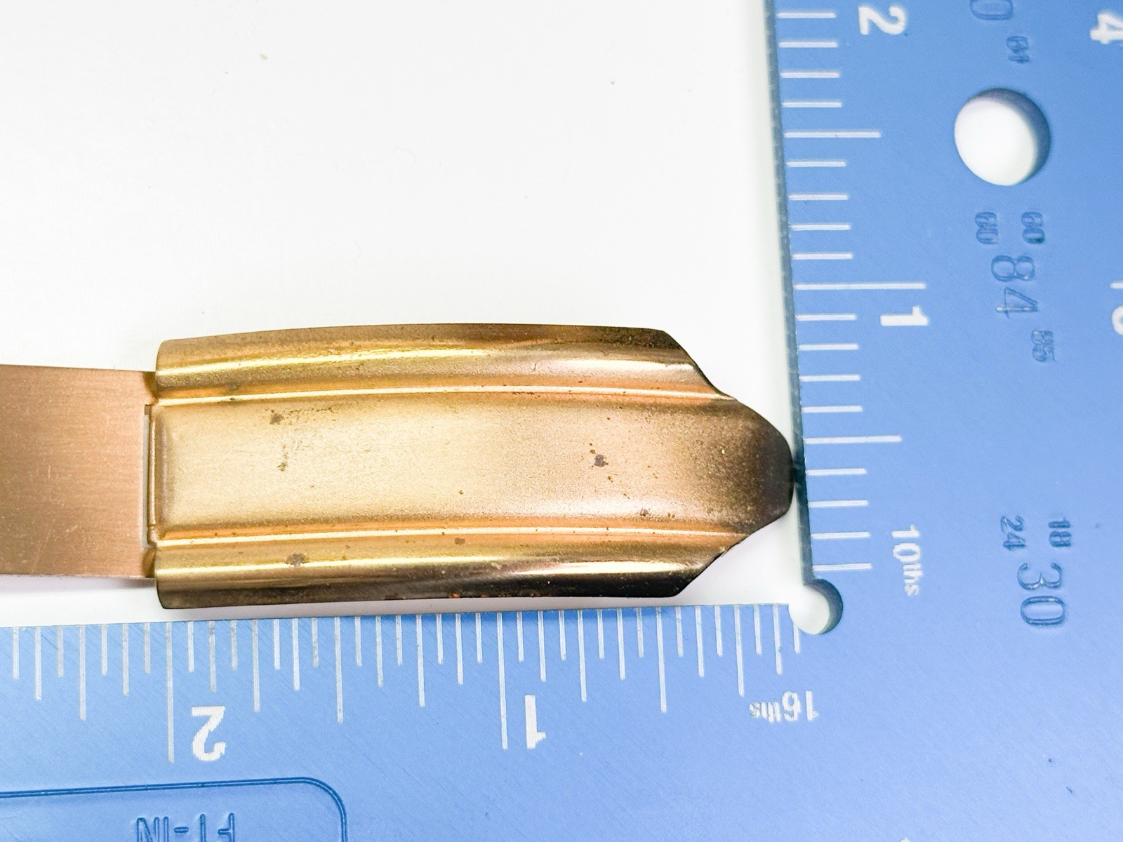 Vintage MCM 1950s Victorian Reproduction Glove Clip Skirt Lifter Gold Gilt