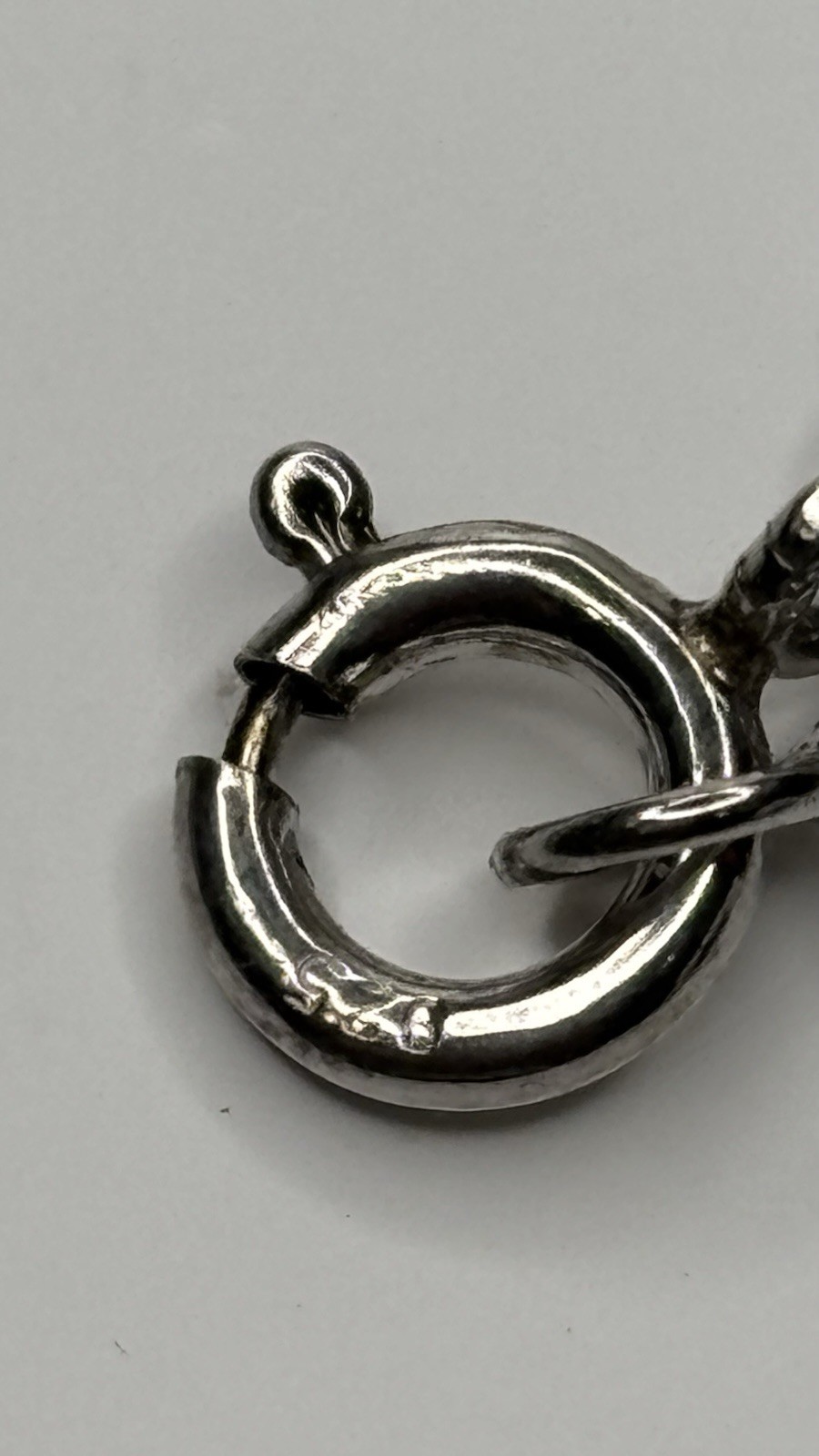 Vintage Sterling Silver Filigree Medallion Pendant Rolo Chain Necklace