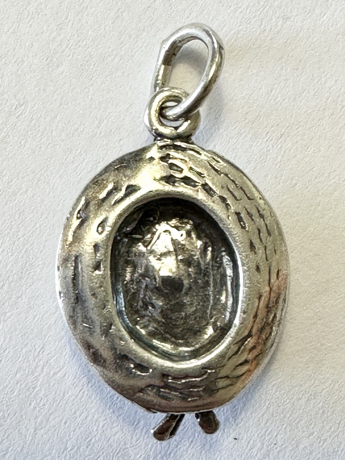Vintage Brown County Silver Garden Hat Sterling 925 Charm