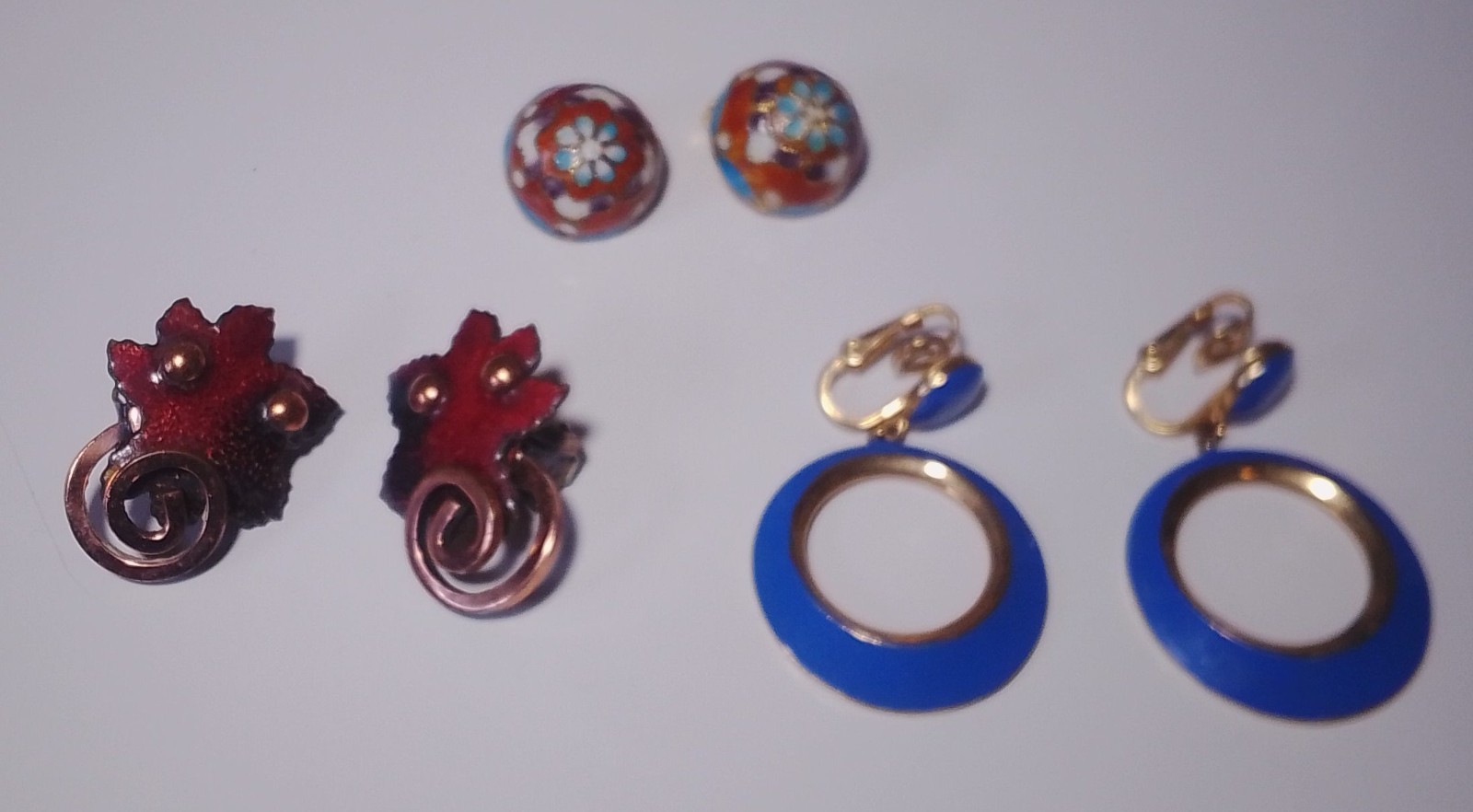 RENOIR MATISSE, Trafari and other Clip On Earrings