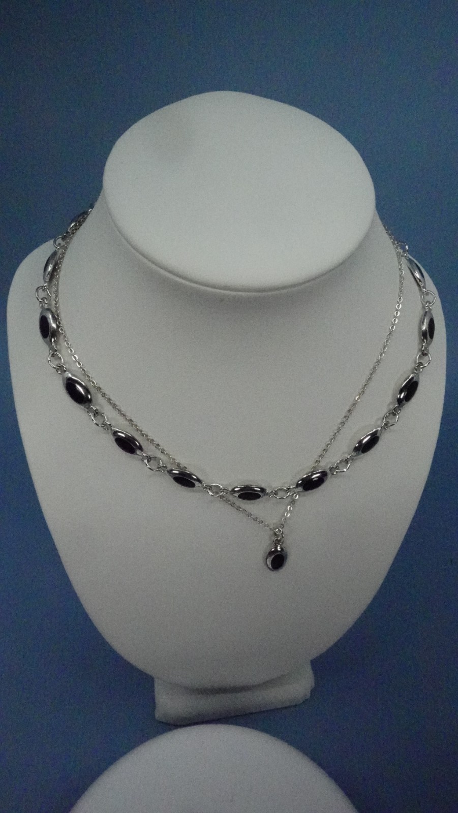 Estate 3 pc Necklaces and Bracelet 16″ x .25 and 7″ bracelet