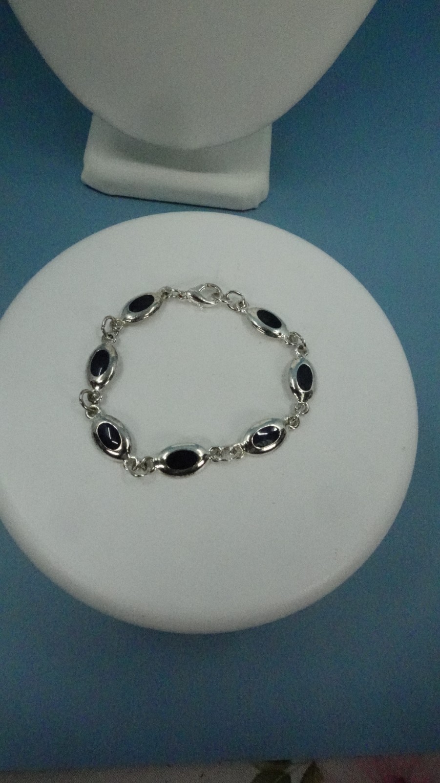 Estate 3 pc Necklaces and Bracelet 16″ x .25 and 7″ bracelet
