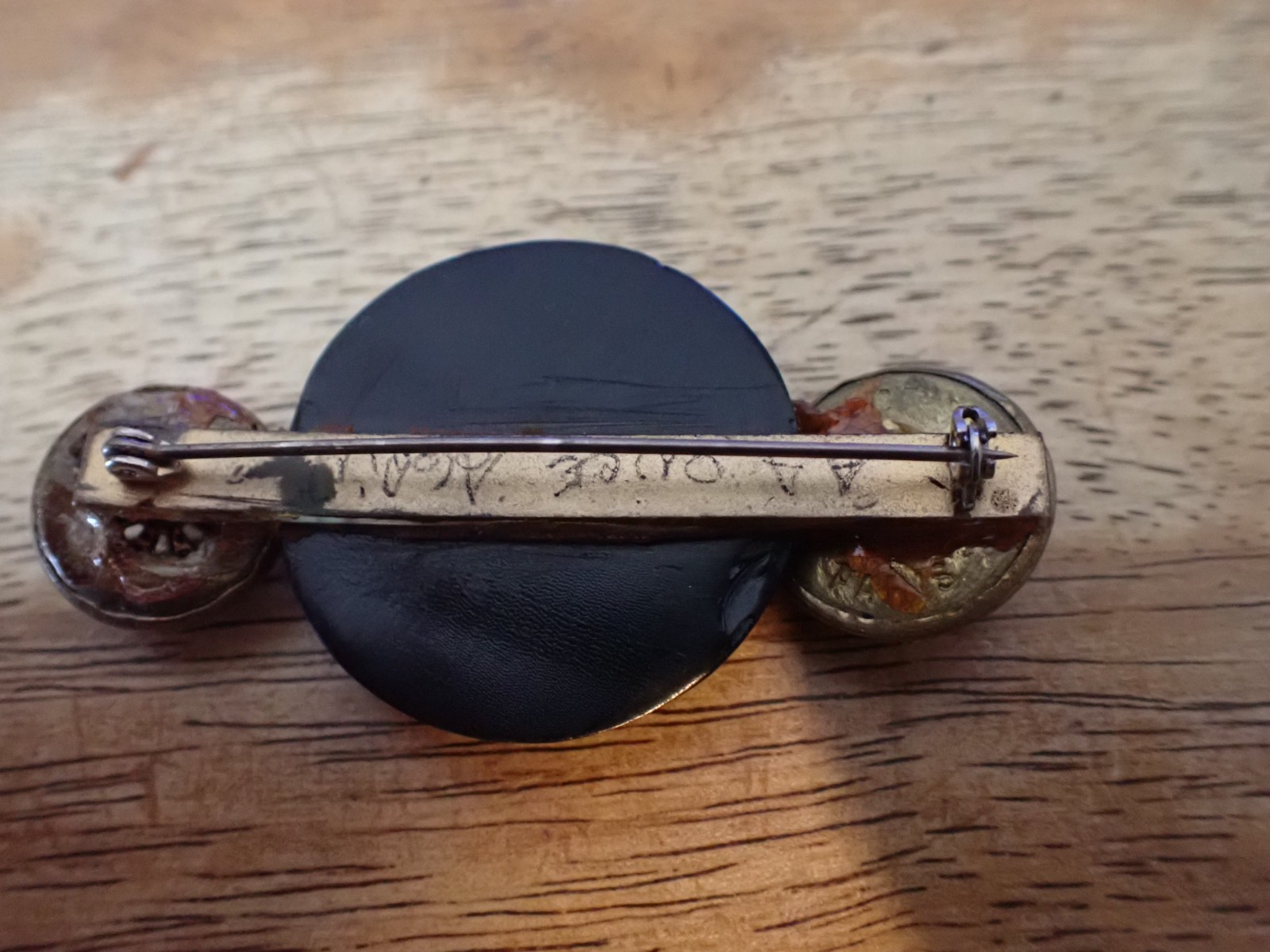 BROOCH OR SCARF CLIP VICTORAN UNKNOW PENDANT jewelry 1800s BX 22 #9