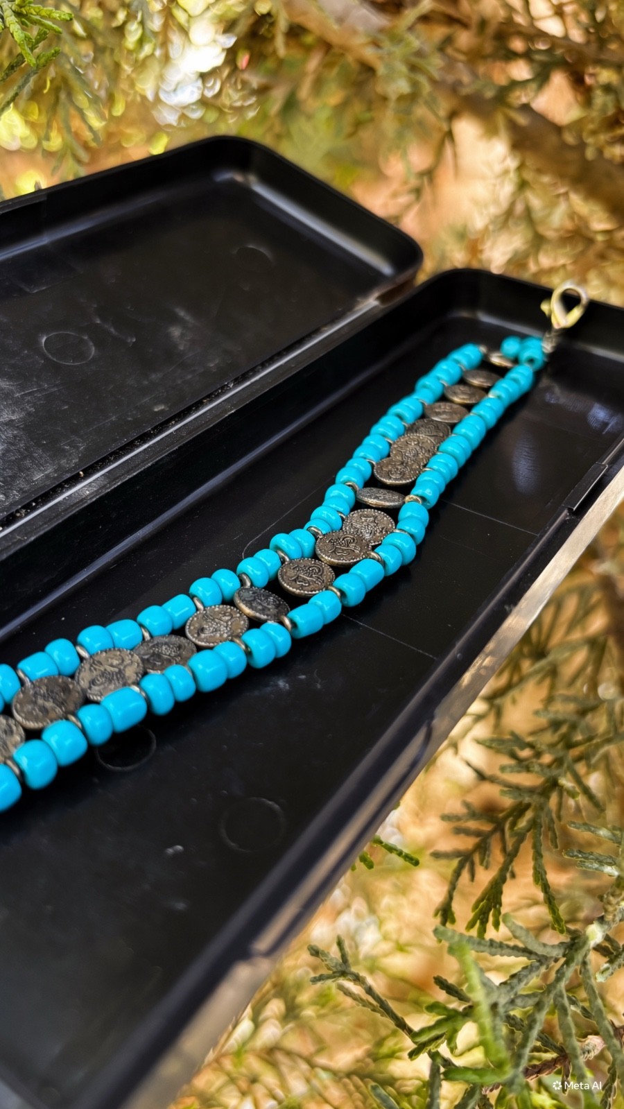 Handmade Blue Beaded Bracelet for Women – Elegant Fashion jewelry