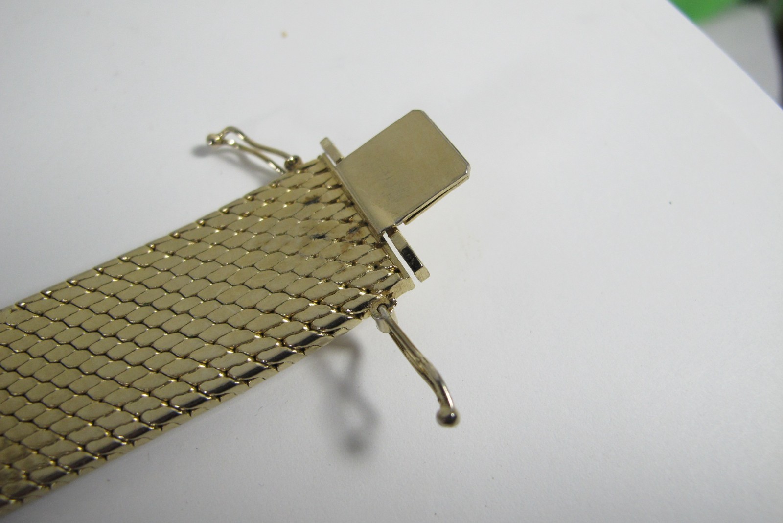 VINTAGE 1970’s ITALY DE CESARE BRACELET HALLMARKED 18K .750 GOLD REPRODUCTION