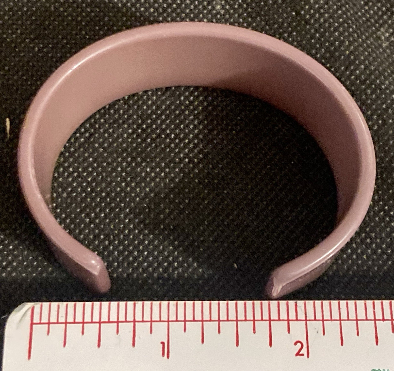 Vintage 1960’s Thick Lucite Bracelets 2 3/8″ For Small Wrists Set of 4
