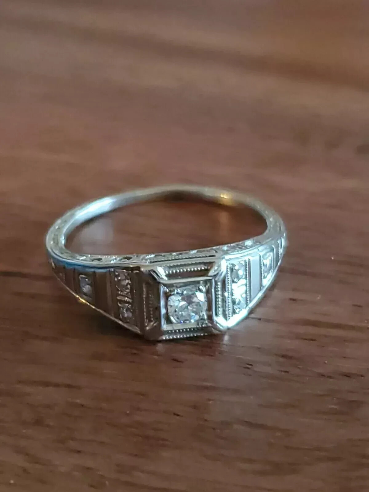 2.25Ct Art Deco Style Lab Created Diamond Anniversary Wedding 925 Silver Ring