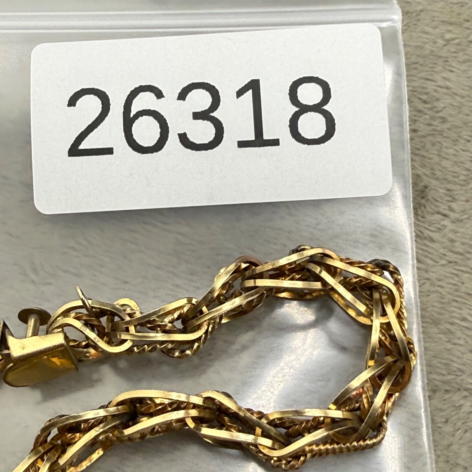 Vintage Gold Filled Bracelet Chain 17.2 Grams 6.5”