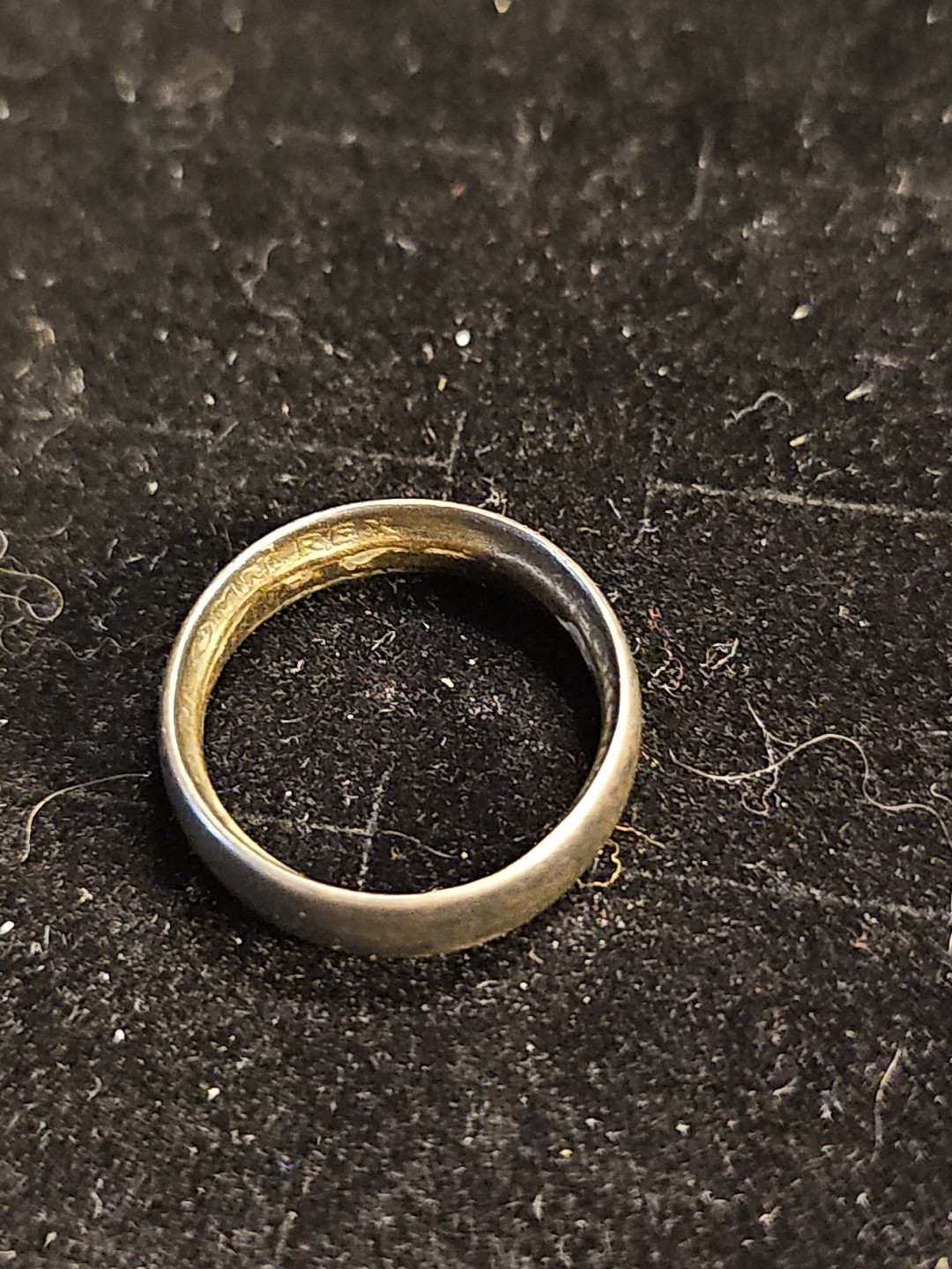 Vintage Silver Shilling Ring 1928 King George V Great Britain