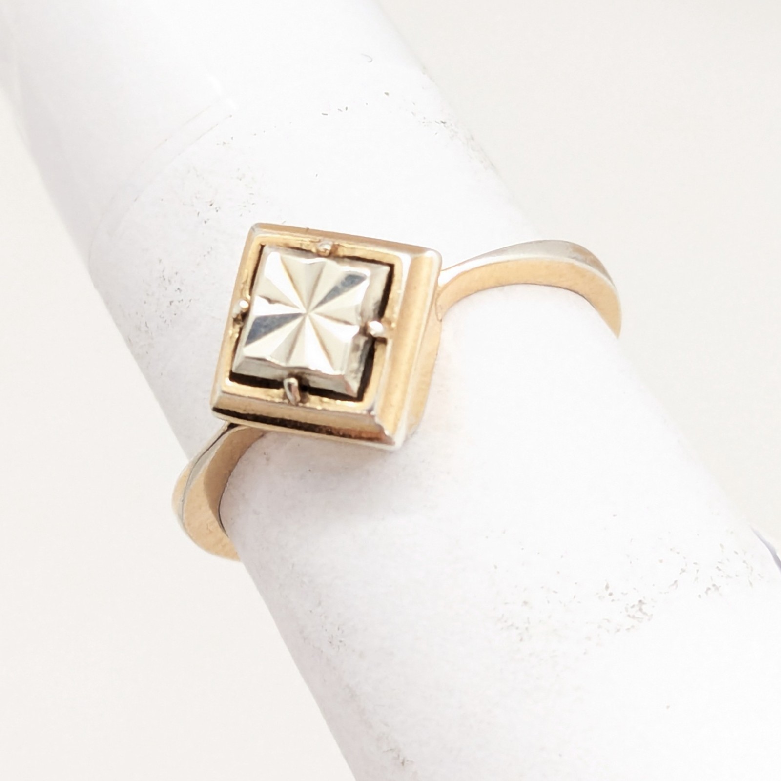 Vintage Elegant RING Silver 925 with bright pattern -size: 7US (17.5mm)| UA #132
