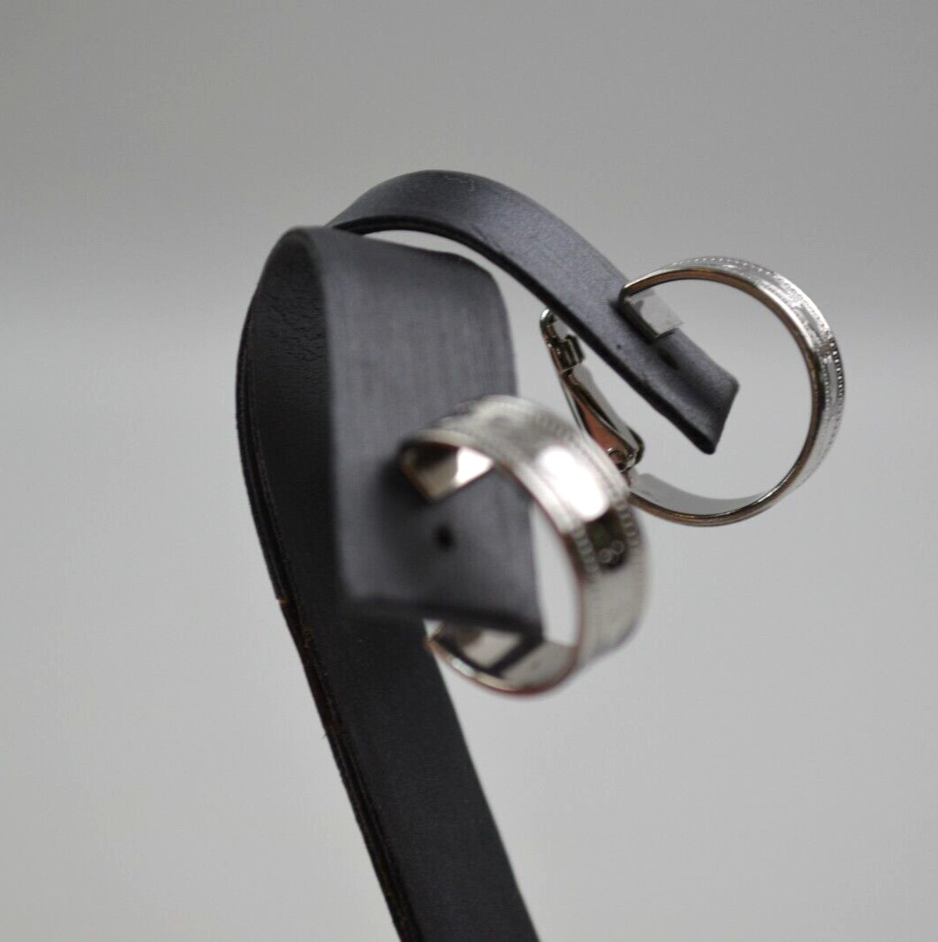 Vintage Silver Tone Clip On Hoop Earrings with Hearts .75″