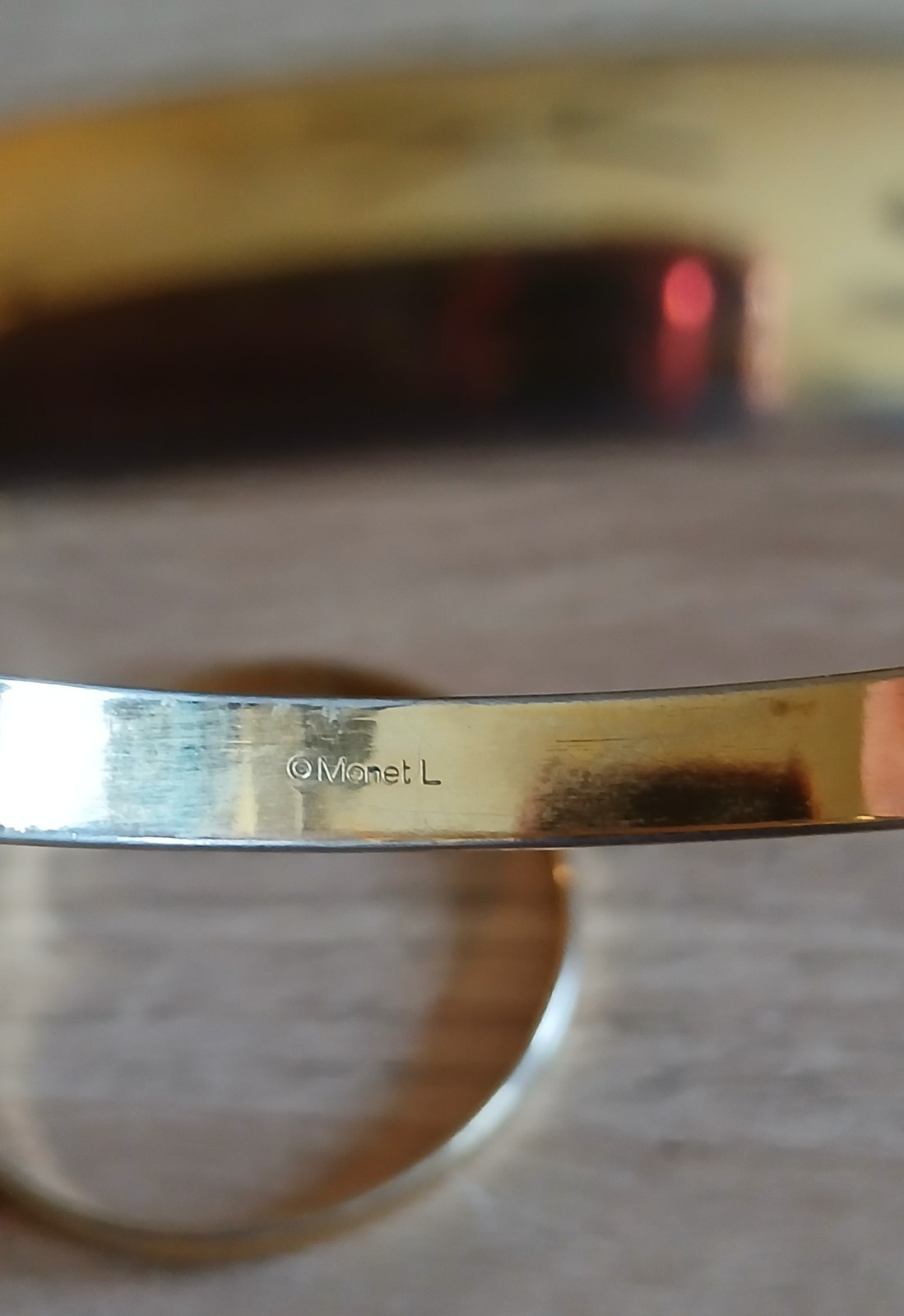 Lot 3 Vintage Bracelet MONET Gold Tone 7,5″