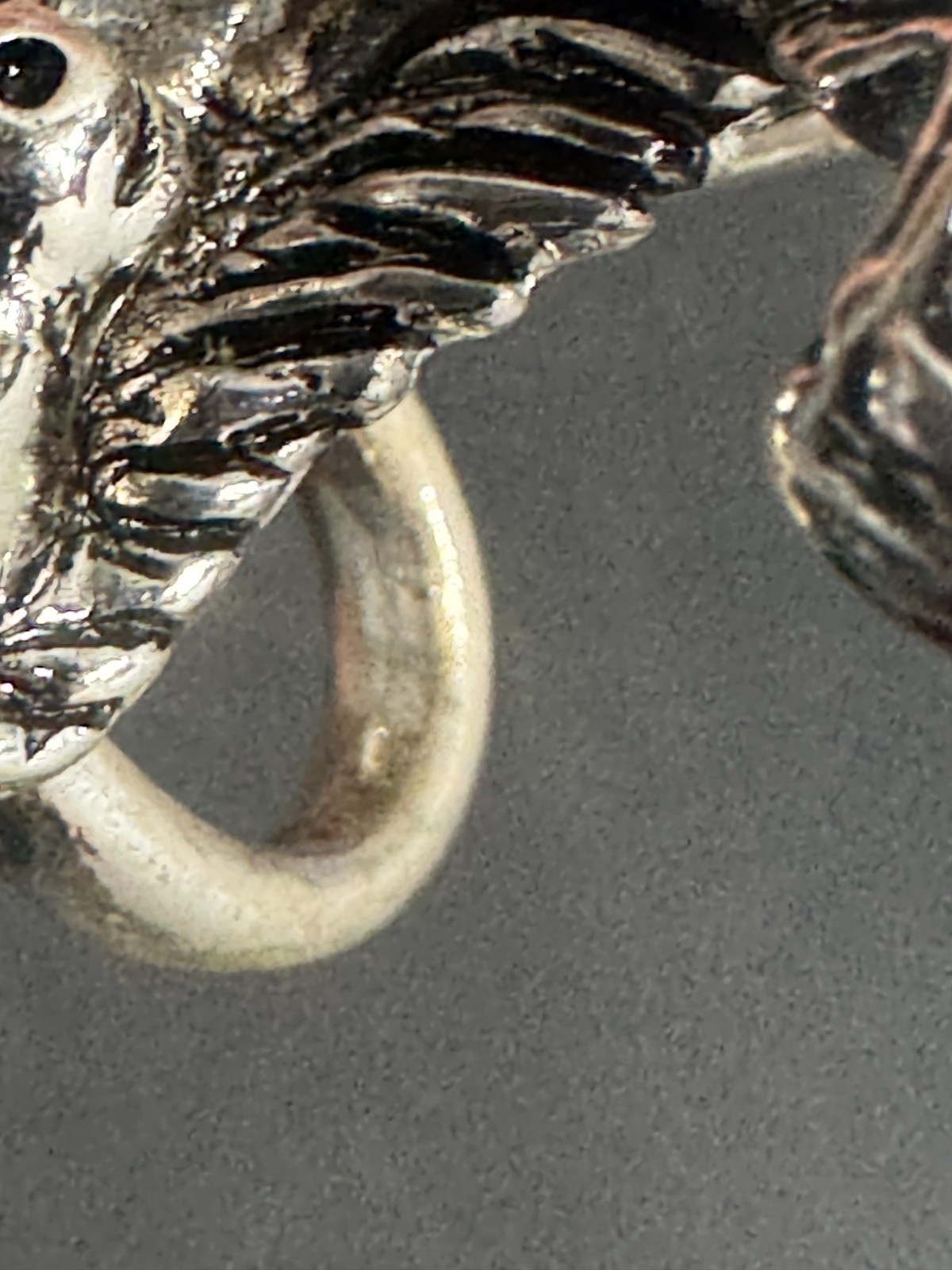 A-033 Vintage Silver Toned Double Galloping Horse Brooch Pin Jewelry