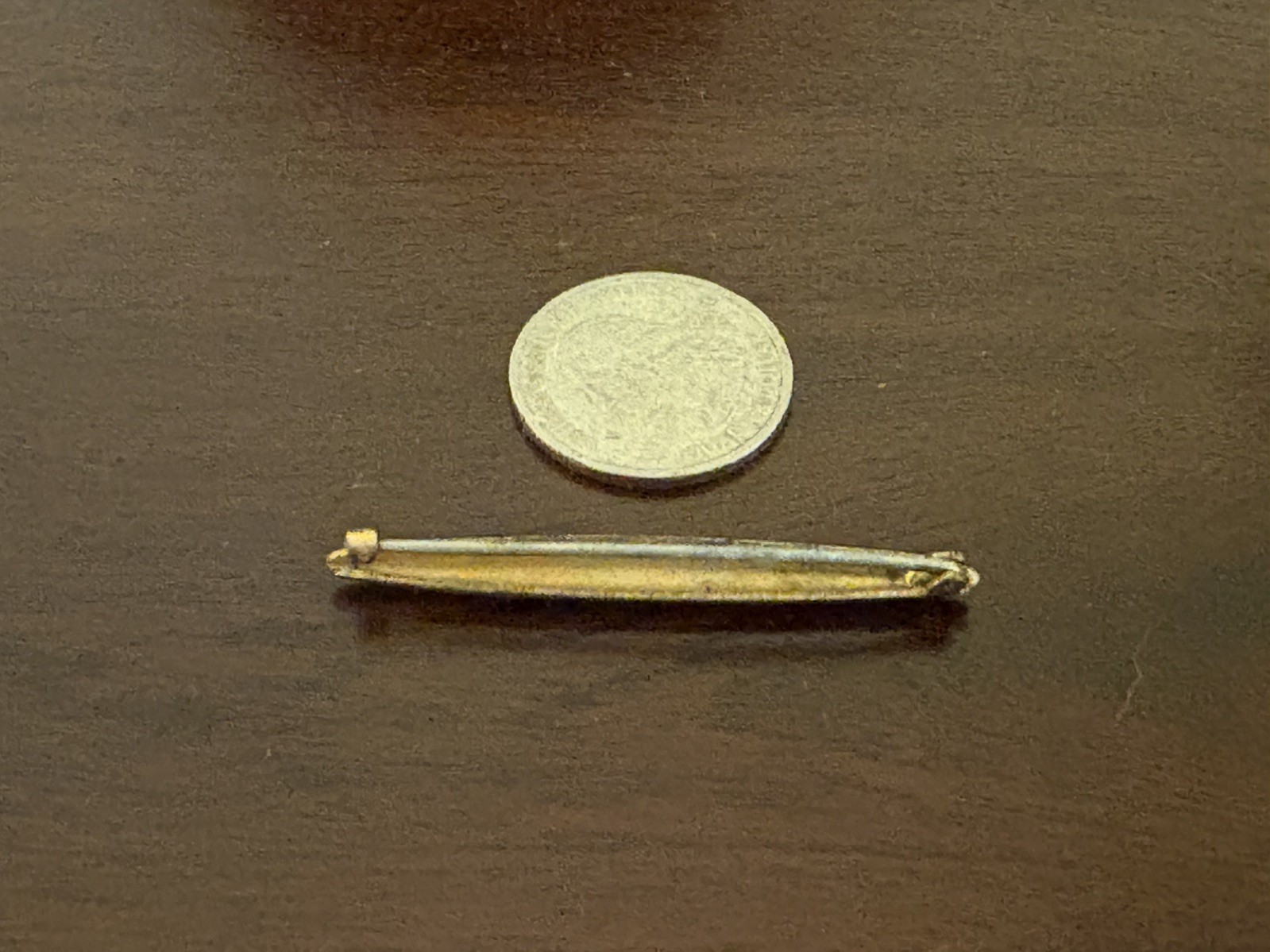 Victorian or Edwardian Gold-Filled Bar Pin