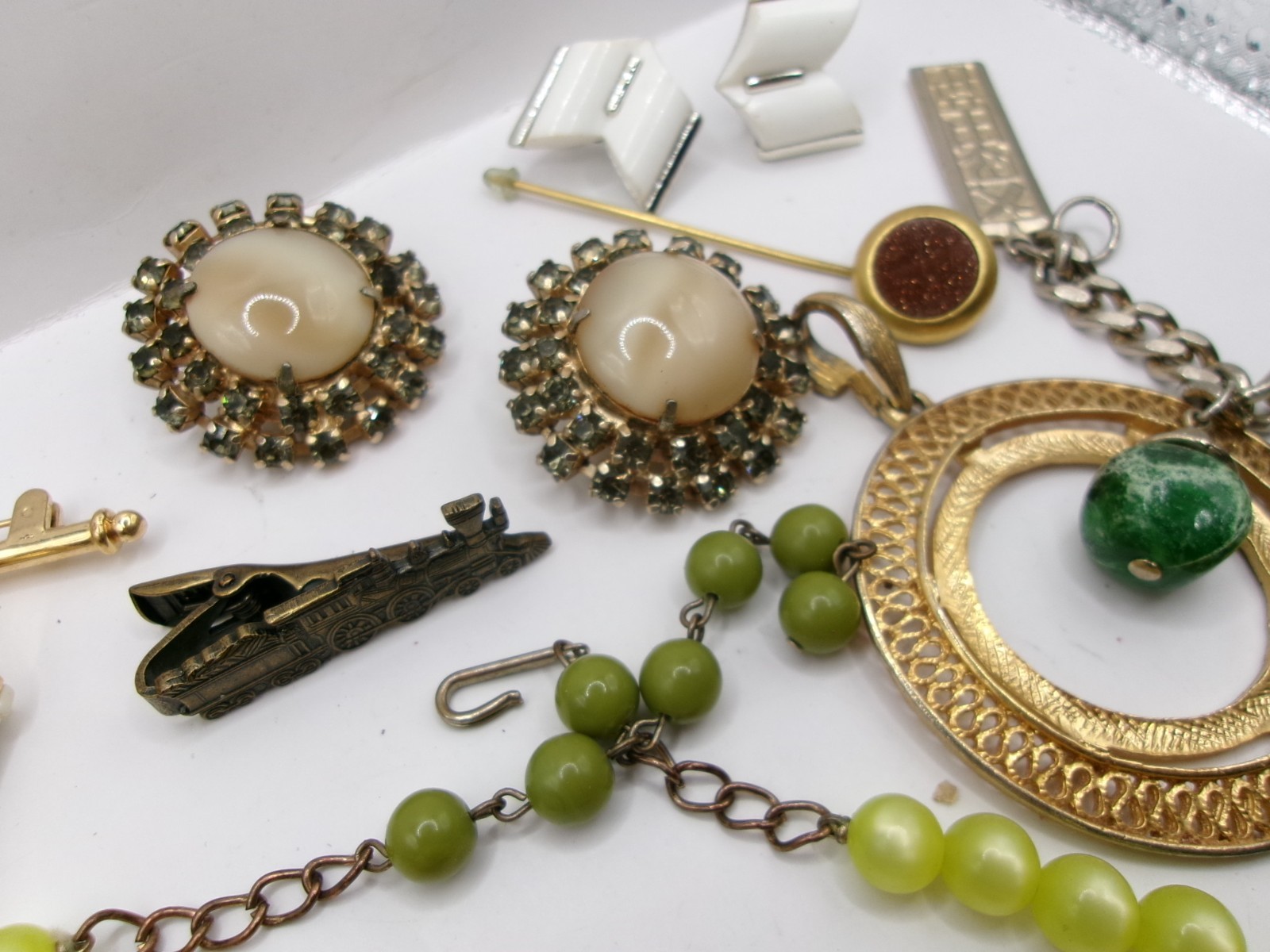Mixed Collection Lot Victorian Antique & Older Vintage Repair Salvage Jewelry