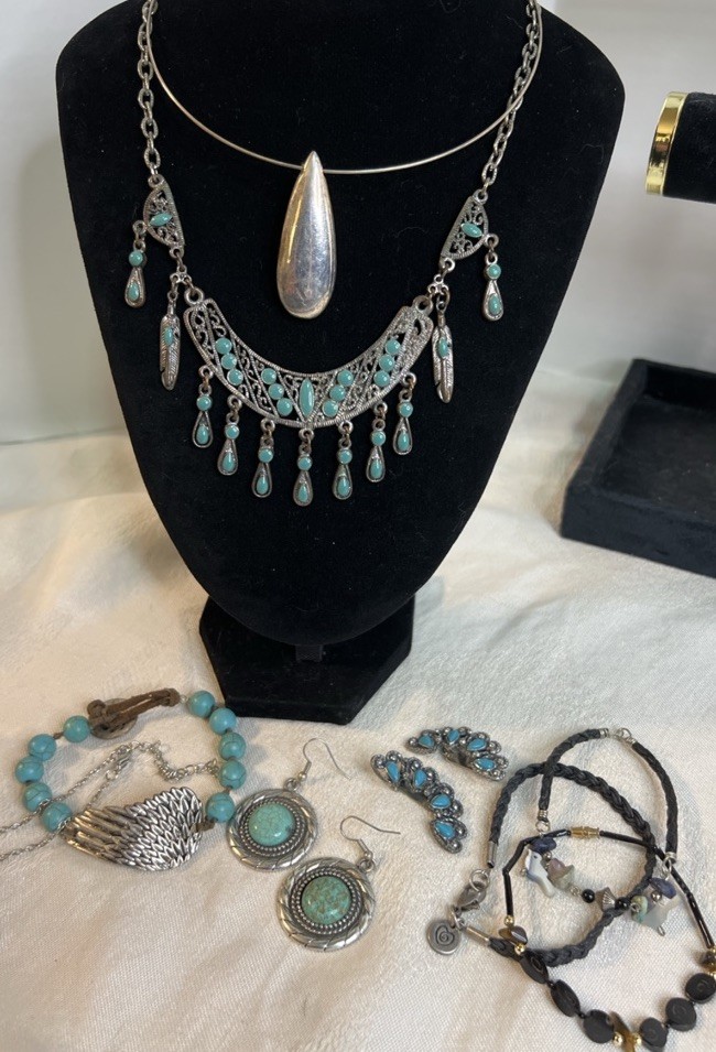 187 PC Boho Southwest Jewelry Lot Western Festival Artisan Statement Y2K
