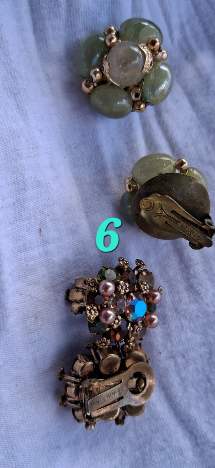 Vintage Mixed Costume Jewelry Lot Bracelet Brooch Necklace Earrings Pendant