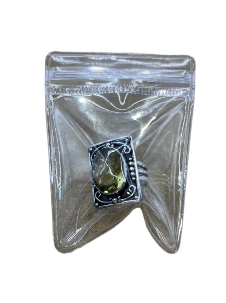 Vintage Nicky Butler Lemon Quartz RAJ Limited Addition Retired Ring Size 8