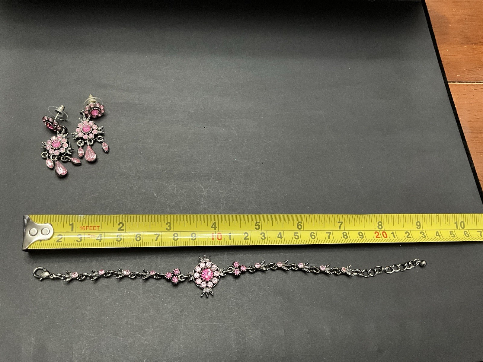 Vintage Victorian Inspired Floral Festoon Style Necklace,bracelet,and Earrings