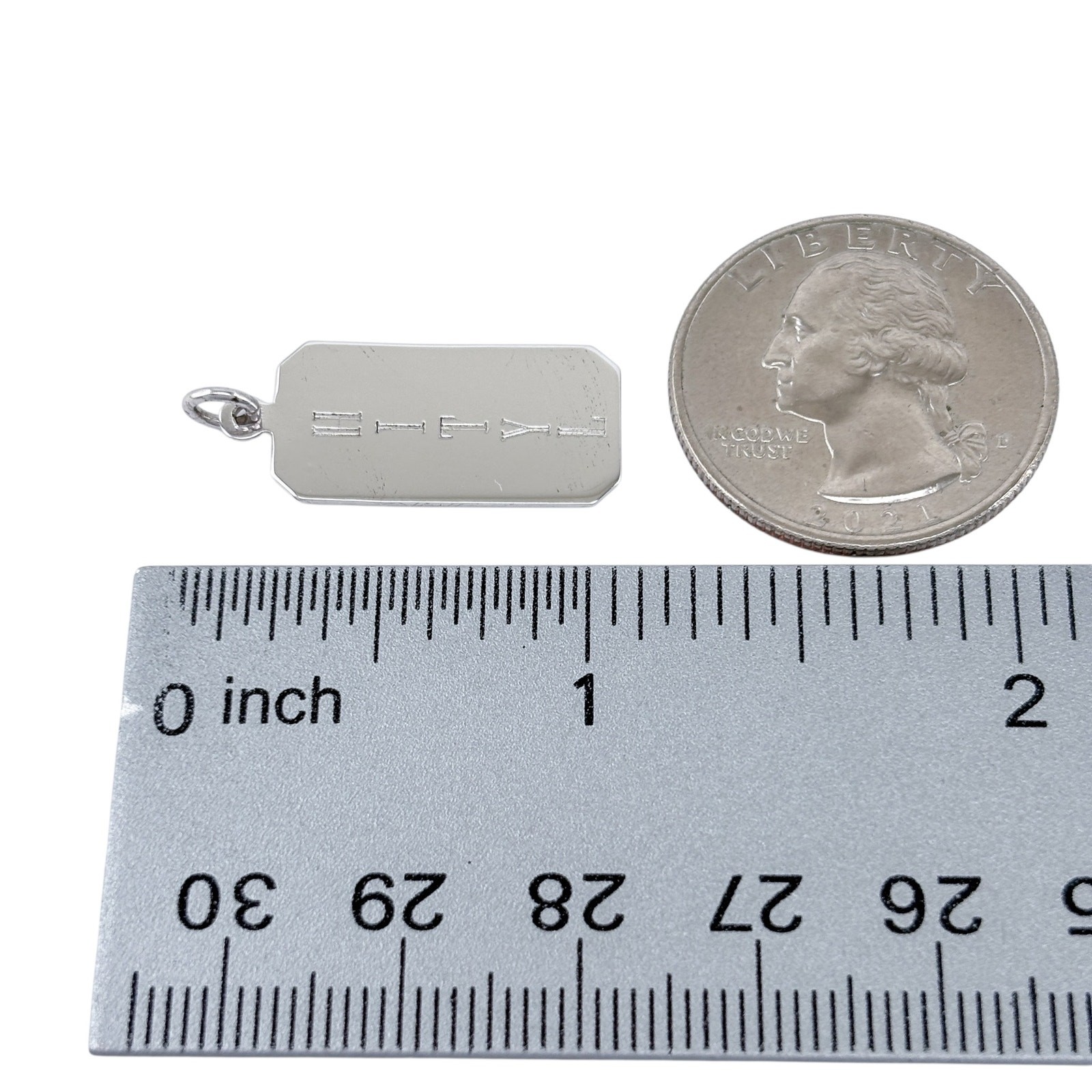 ID Pendant “HITYL” | Vintage Sterling Silver 925