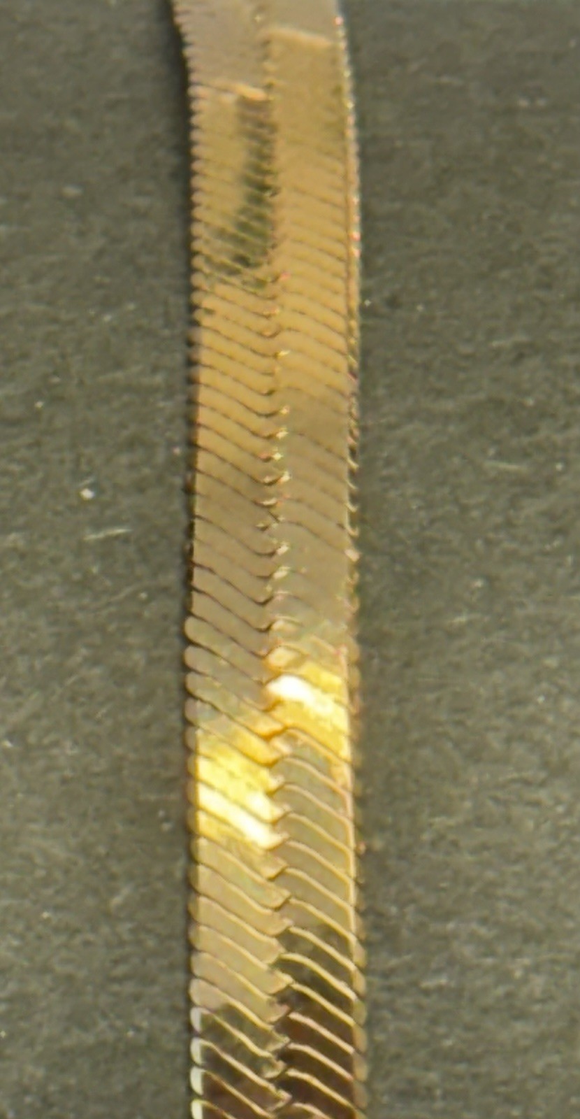 Vintage Napier Herringbone Bracelet, Gold Plated High-End Fashion Jewelry, 6mm