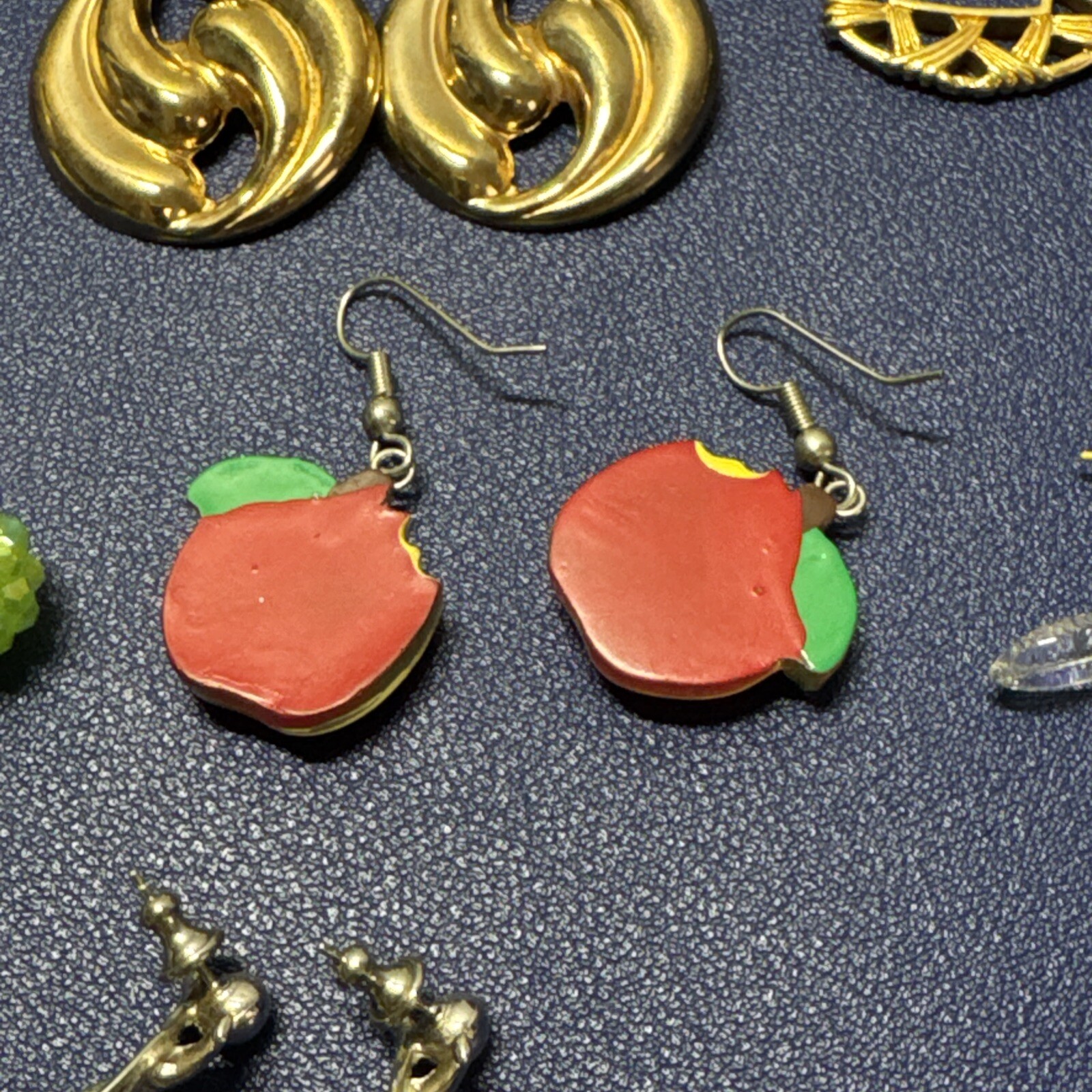 Vintage Napier, Avon Dangle Earrings Pierced Lot Of 22 – See Pictures
