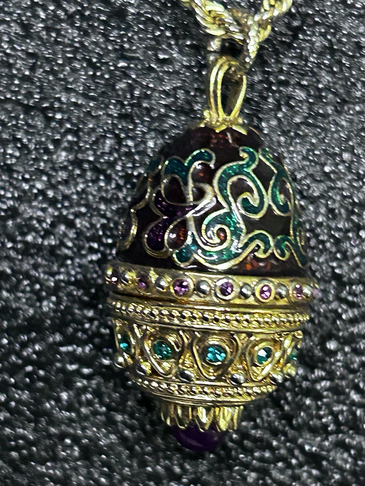 Edgar Berebi CASPIAN Egg Pendant Necklace 1st Folio Limited Edition Box Cert